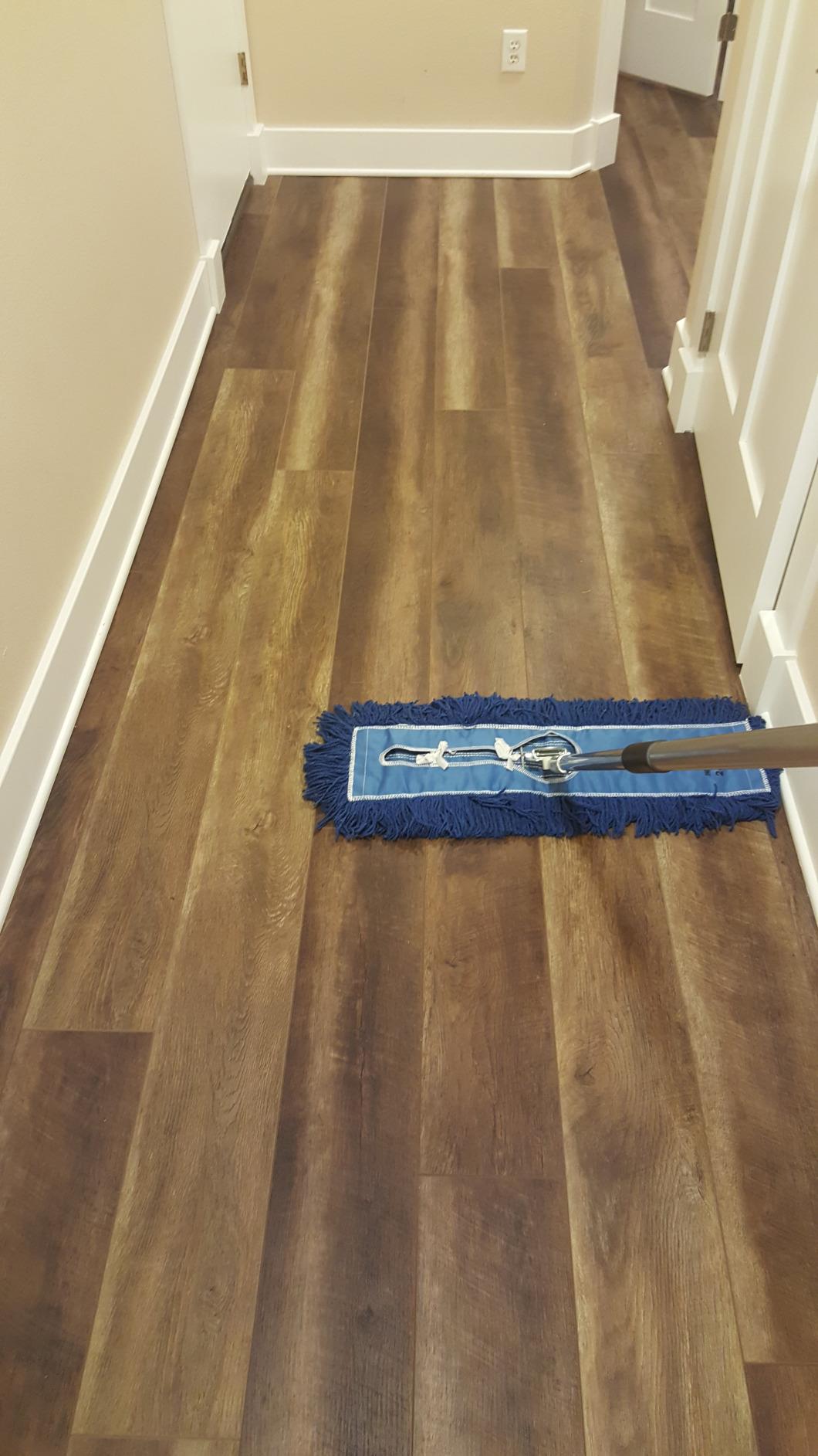 Ultimate Dust Mop Kit: Industrial-Grade Performance, Heavy-Duty Frame, Telescopic Handle - Blue 60 Inch customer photo 2