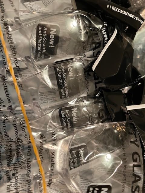BISON LIFE Clear Safety Glasses for Men & Women, ANSI Z87.1 Certified,12Pk customer photo 2