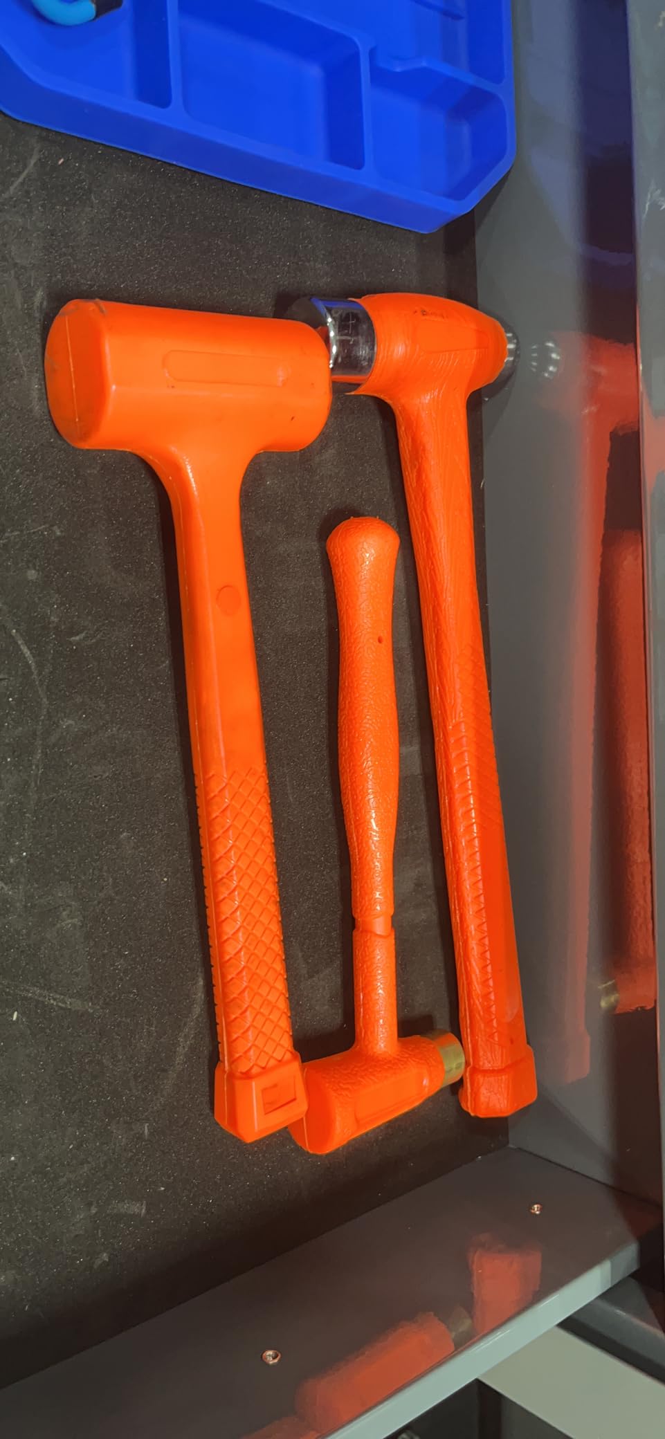 Performance Tool M7234 3-Piece Orange Urethane Dead Blow Hammer Set customer photo 2