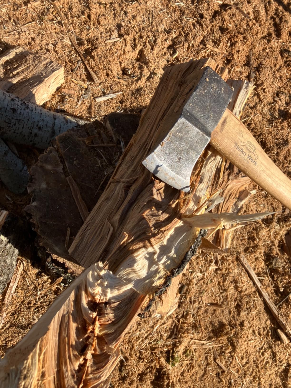 1844 Helko Werk Germany Traditional Saxon Heavy Log Splitting Axe (13588) customer photo 1