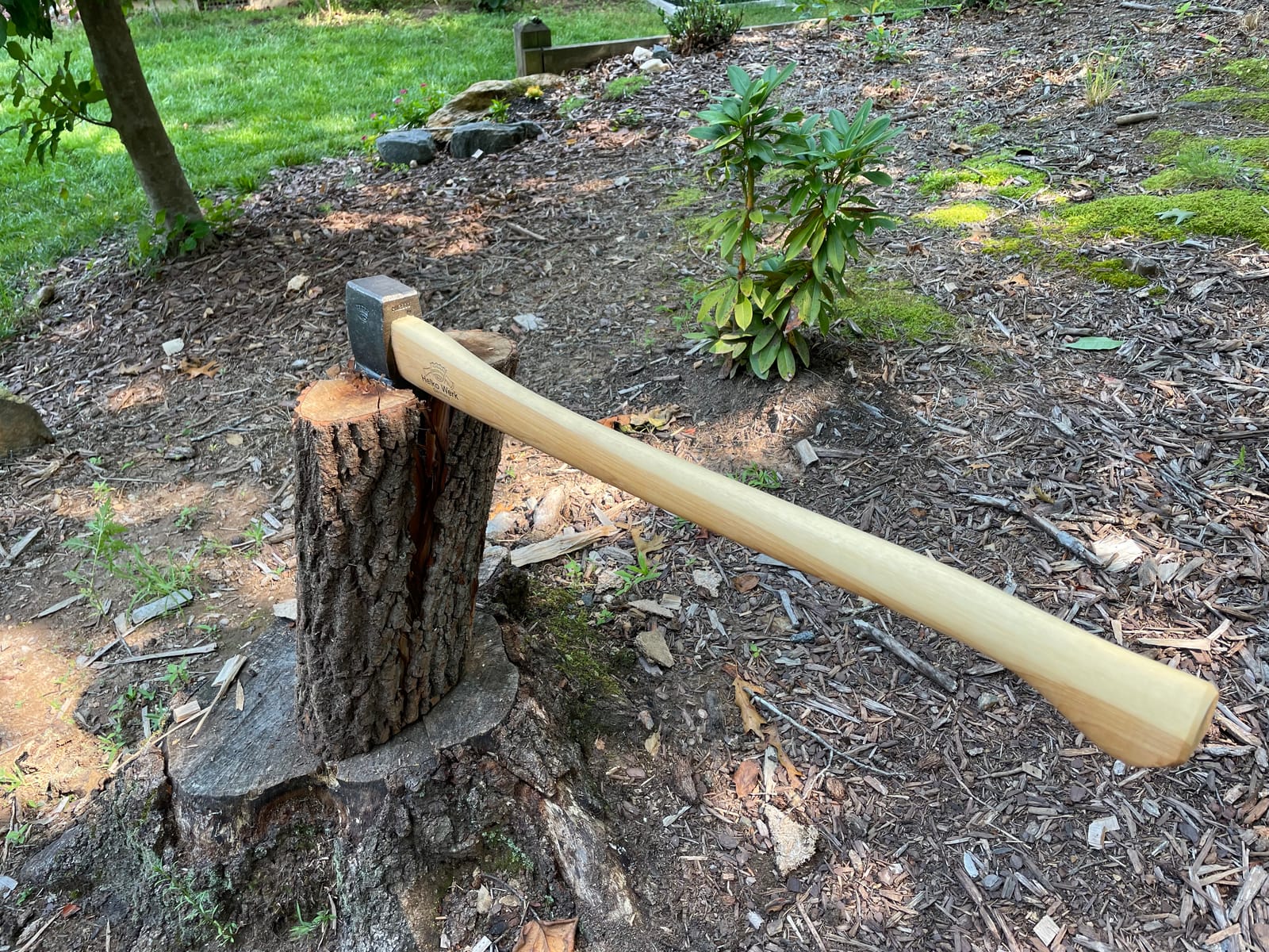 1844 Helko Werk Germany Traditional Saxon Heavy Log Splitting Axe (13588) customer photo 2