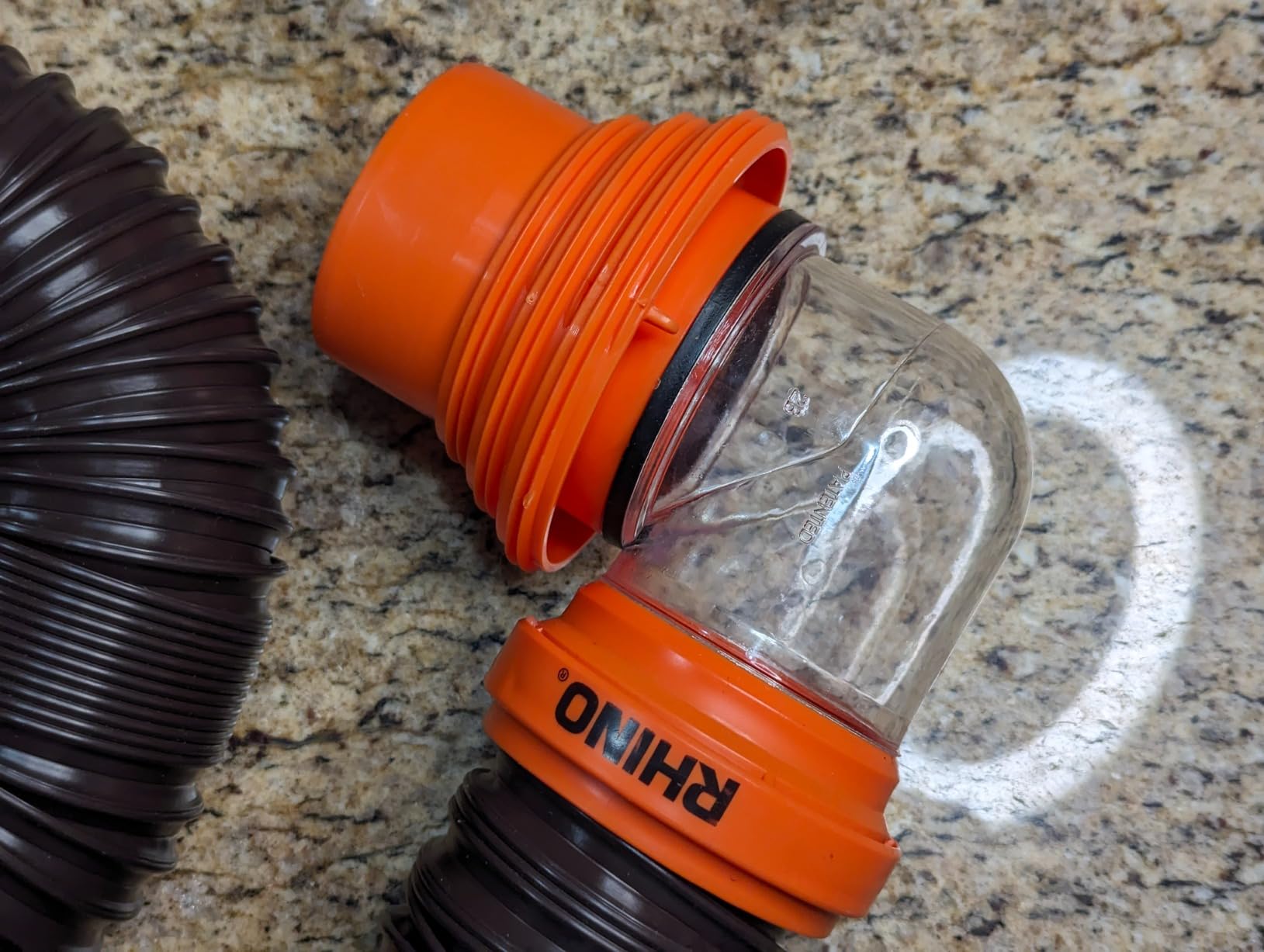 Camco RhinoFLEX 15 Ft Complete RV Sewer Hose Kit, Swivel Bayonet Fittings customer photo 1