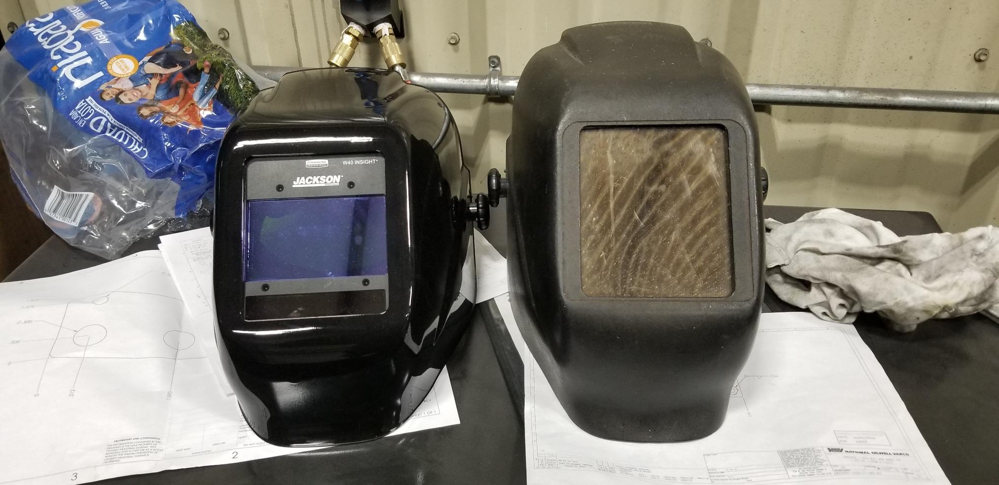 Jackson Safety Insight Auto Darkening Welding Helmet, ADF Hood - ANSI Z87.1 customer photo 2