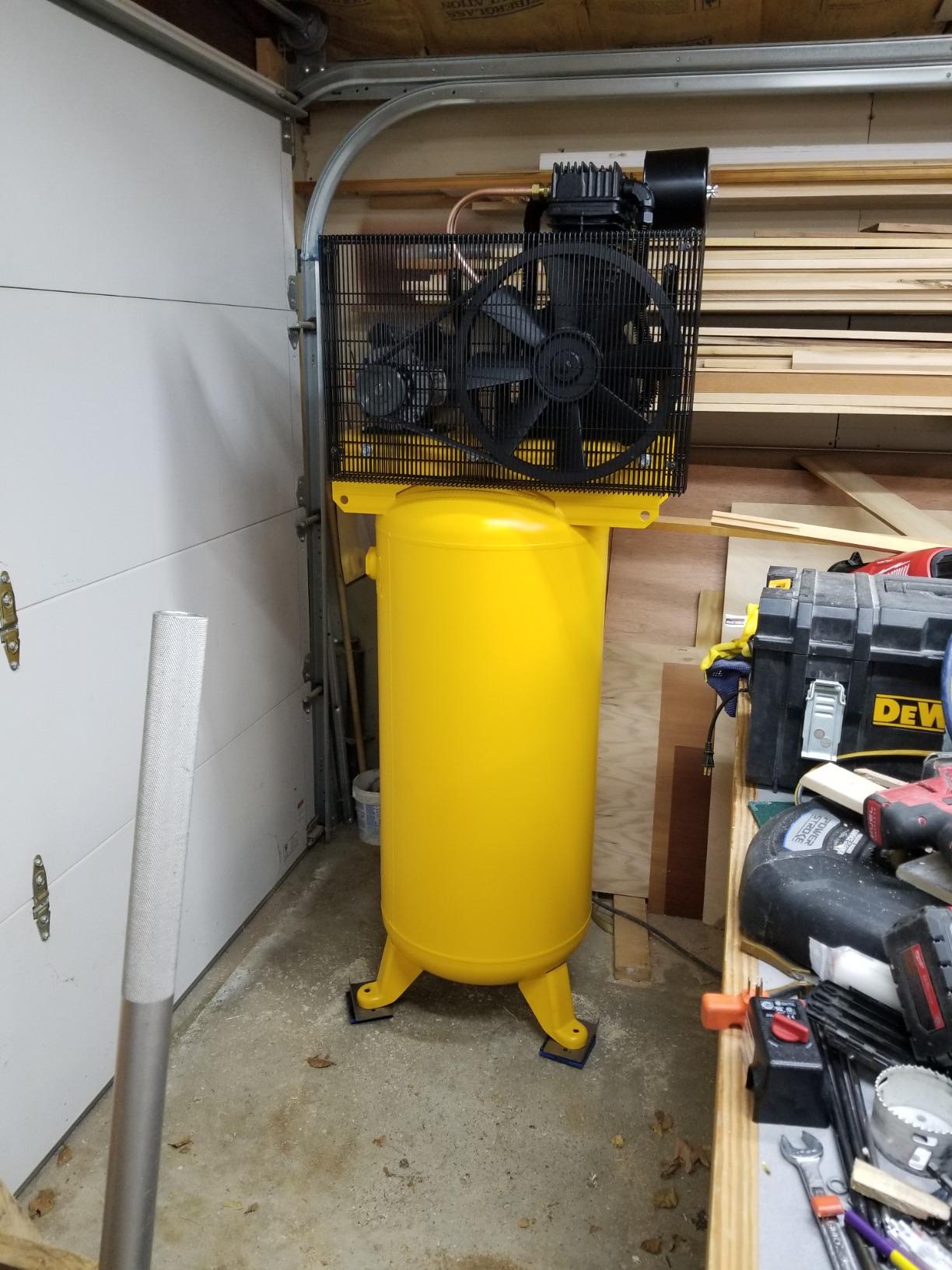 60 Gal. 175 PSI Two Stage Stationary Electric Air Compressor customer photo 1