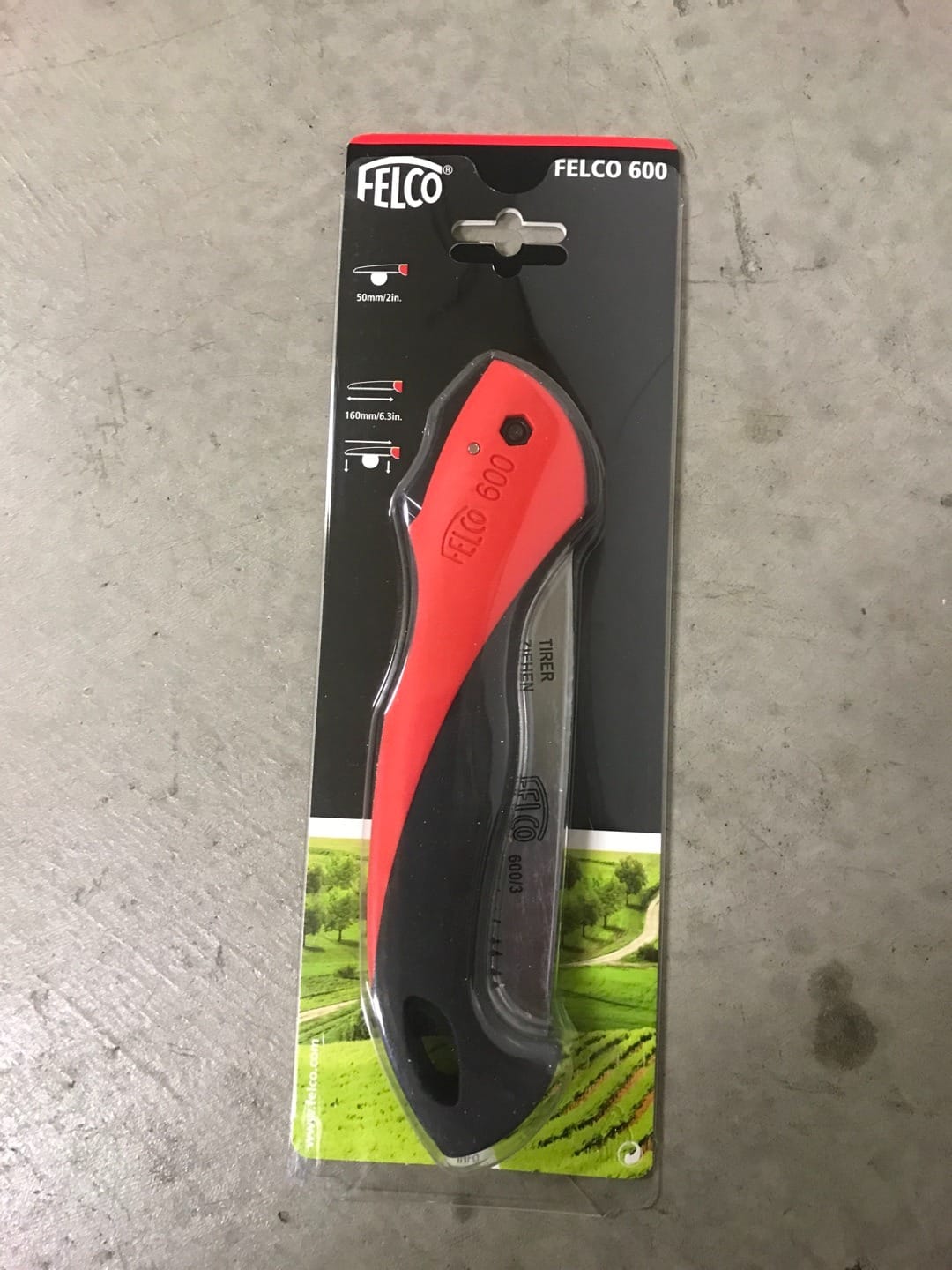 FELCO F630 Pruning Saw – Full-Stroke Pull-Cut Saw for Tree Trimming, Forestry & Outdoor Use | Tree Branch Cutter | Handsaw with Chrome-Plated 13