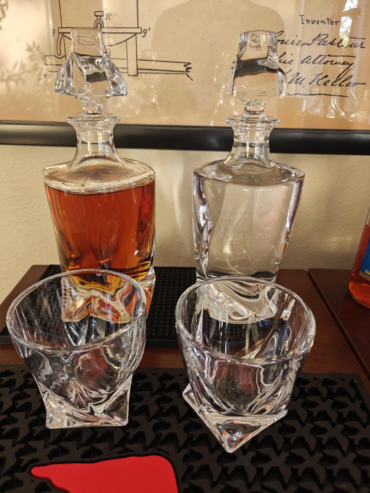Square 25oz Whiskey Decanter with Glass Stopper customer photo 1
