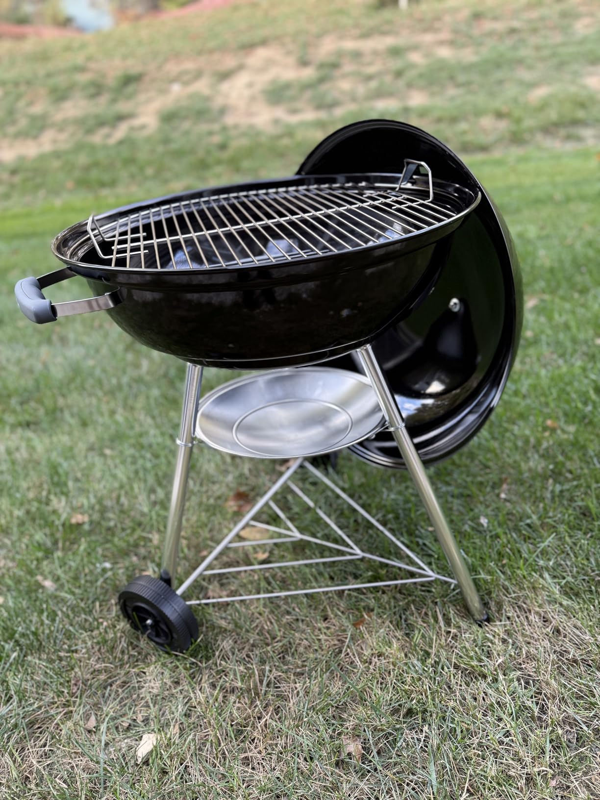 Weber® Jumbo Joe Premium Compact Charcoal Grill, 22‑Inch, Black | Compact Outdoor BBQ Grill with Durable Plated Steel Grates, Porcelain‑Enameled Bowl & Precision Airflow Control customer photo 1