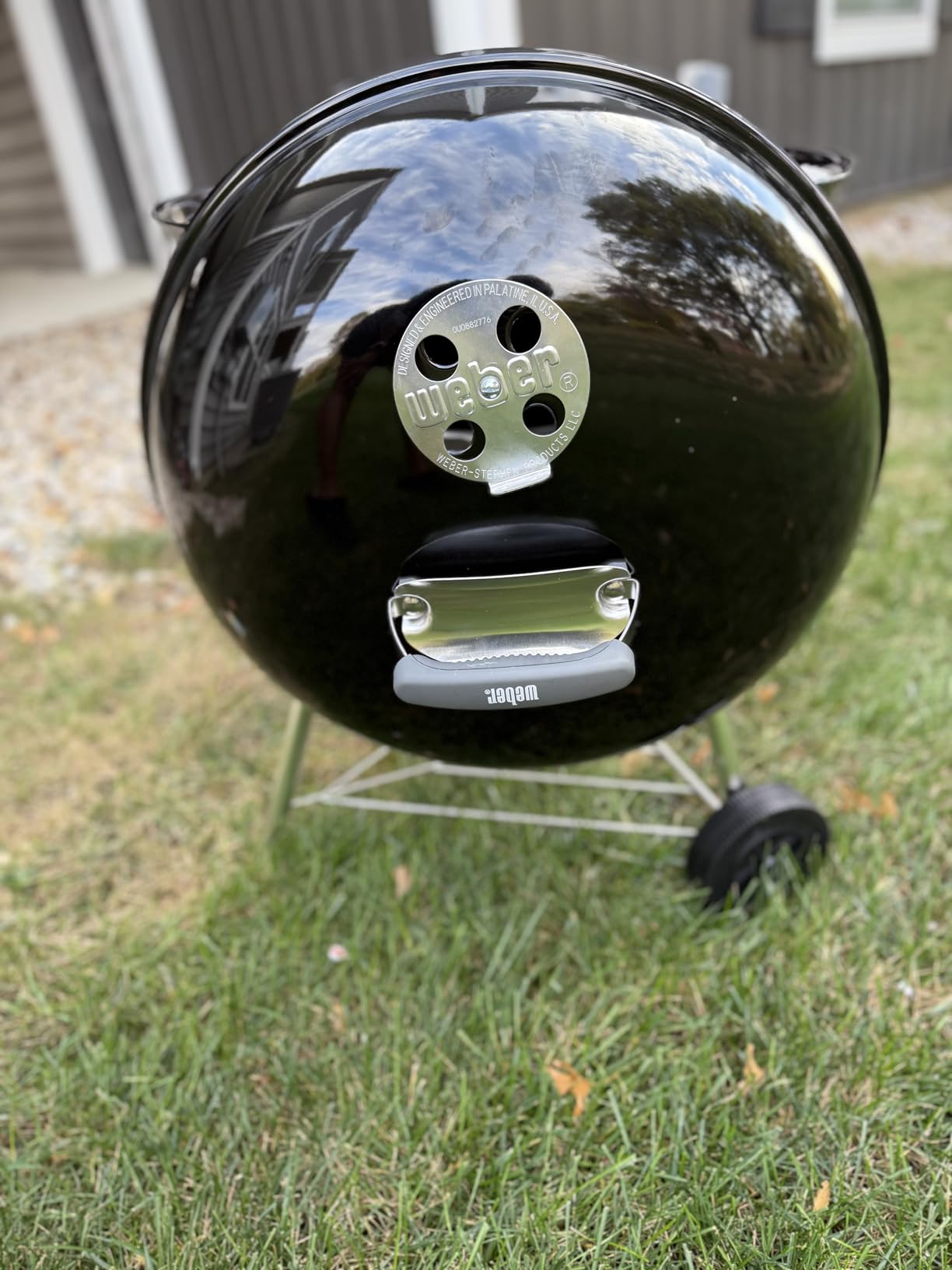 Weber® Jumbo Joe Premium Compact Charcoal Grill, 22‑Inch, Black | Compact Outdoor BBQ Grill with Durable Plated Steel Grates, Porcelain‑Enameled Bowl & Precision Airflow Control customer photo 2