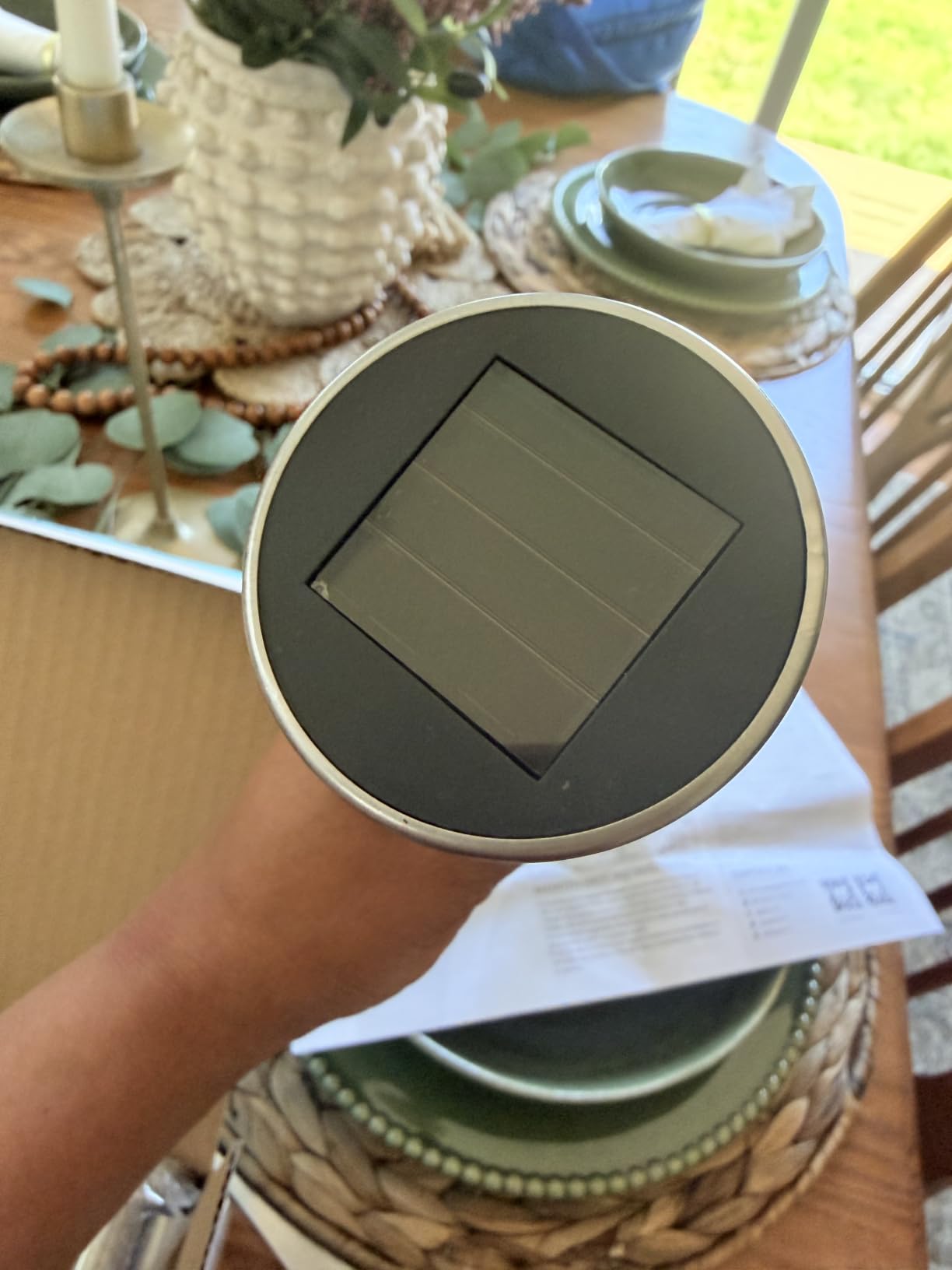GIGALUMI Outdoor Waterproof Solar Garden Lights, 12 Pack Cold White customer photo 2