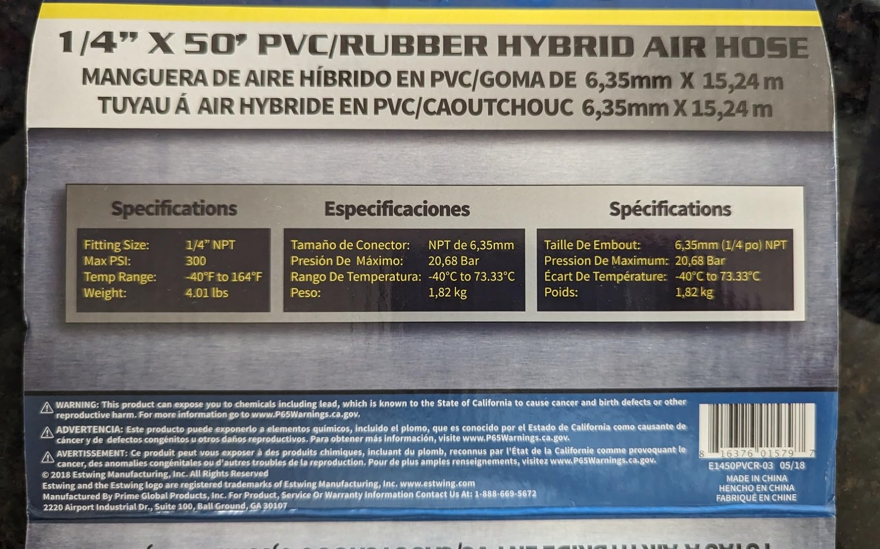 Estwing E1450PVCR 1/4