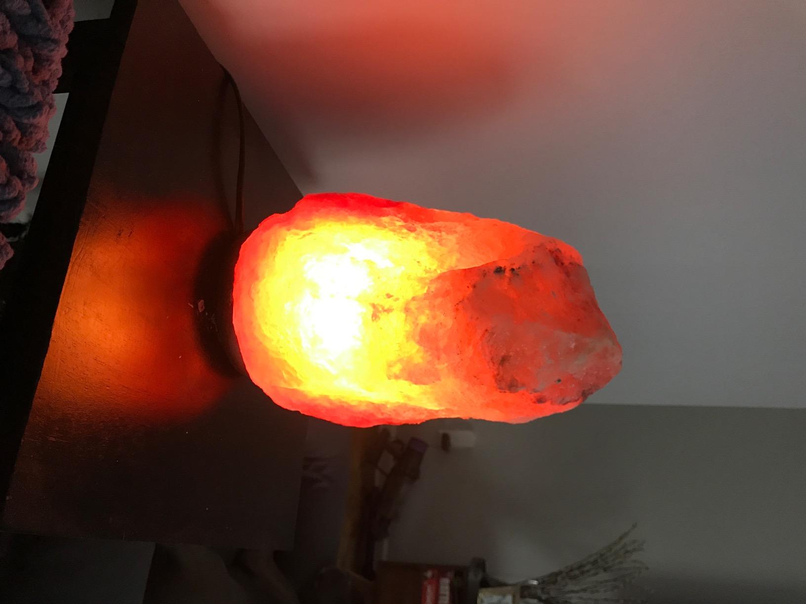 Giant Natural Himalayan Crystal Rock Salt Lamp 60~70 lbs customer photo 1