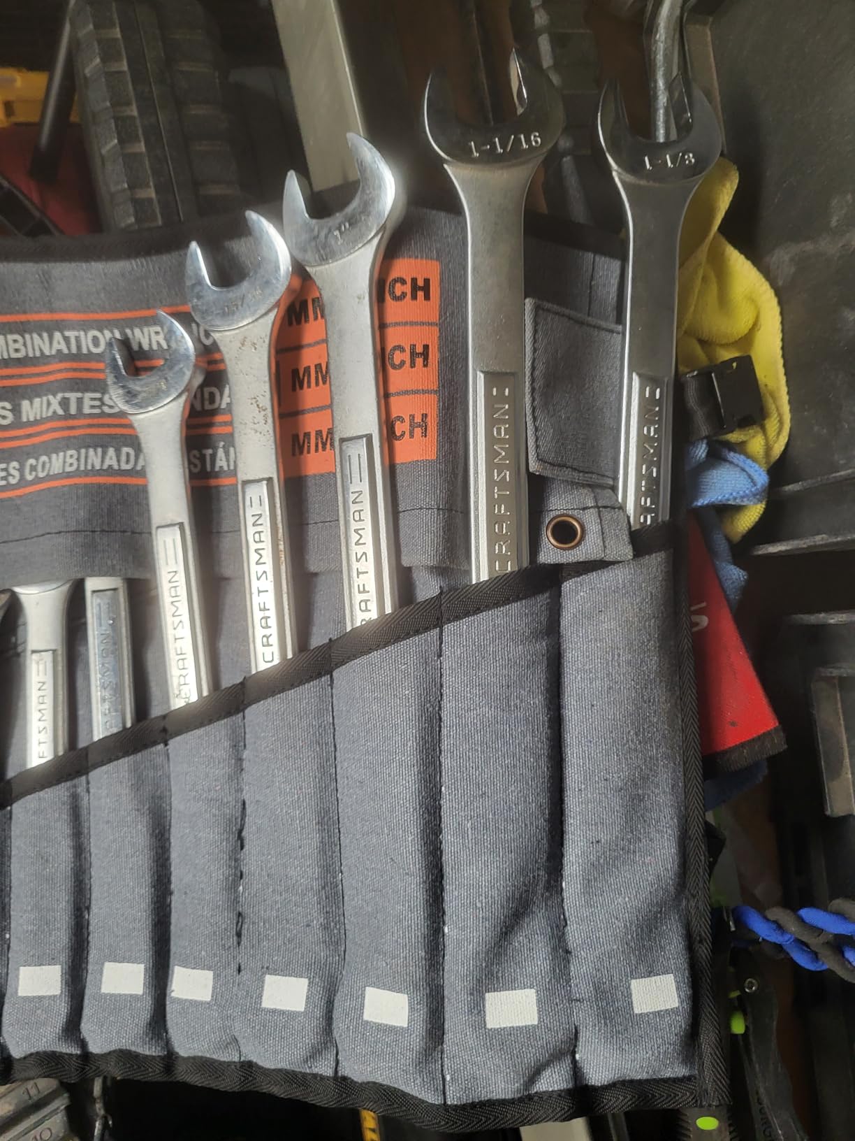 Wrench Roll, 26 Pocket Roll Up Pouch, Metric SAE Cotton Canvas Tool Bag customer photo 2