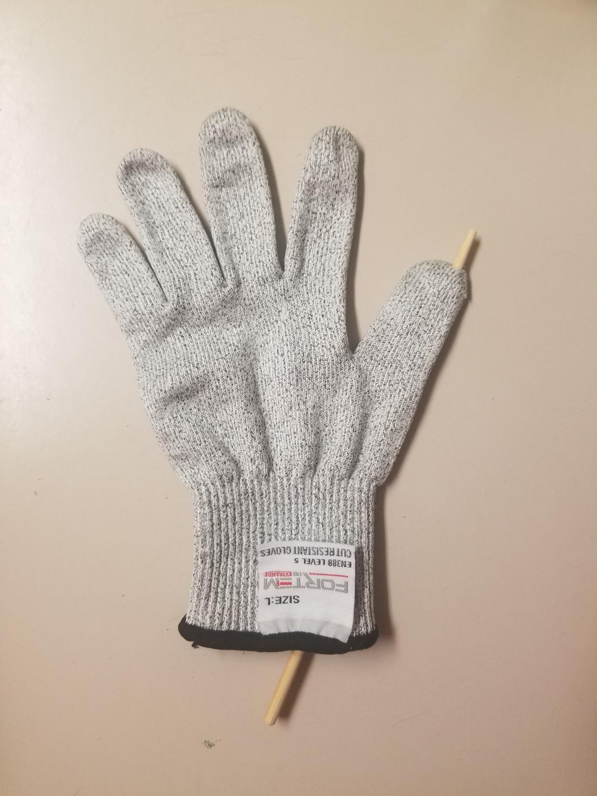 FORTEM Cut Resistant Gloves - Level 5 Protection, ANSI 100% Food Grade customer photo 2