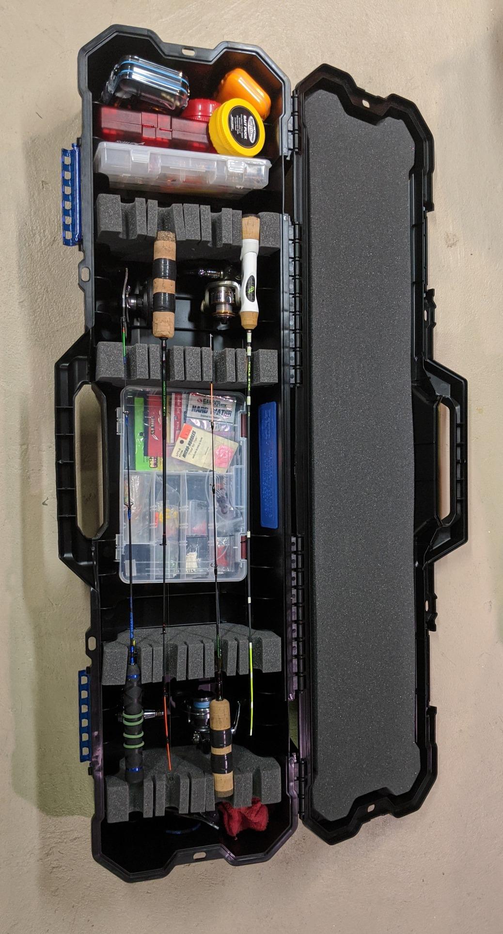 Flambeau Outdoors 4455BB Rod Bunk Box, Portable Fishing Rod Storage, Black customer photo 2