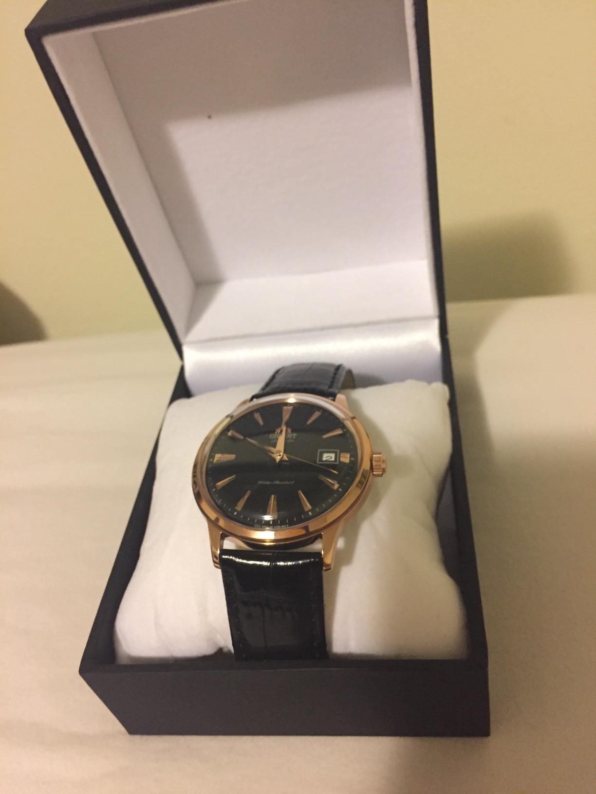 Orient Bambino Version 1 Automatic/Hand-Winding Movement 40.5mm Dress Watch customer photo 2