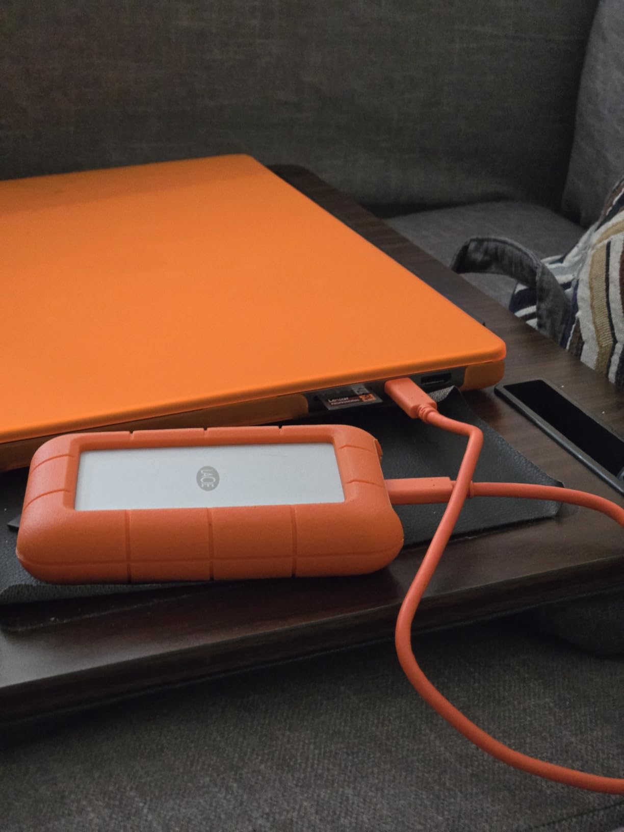 LaCie Rugged USB-C, 4TB, Portable External Hard Drive, Drop, Shock, Dust, Rain Resistant, for Mac & PC (STFR4000800) customer photo 2