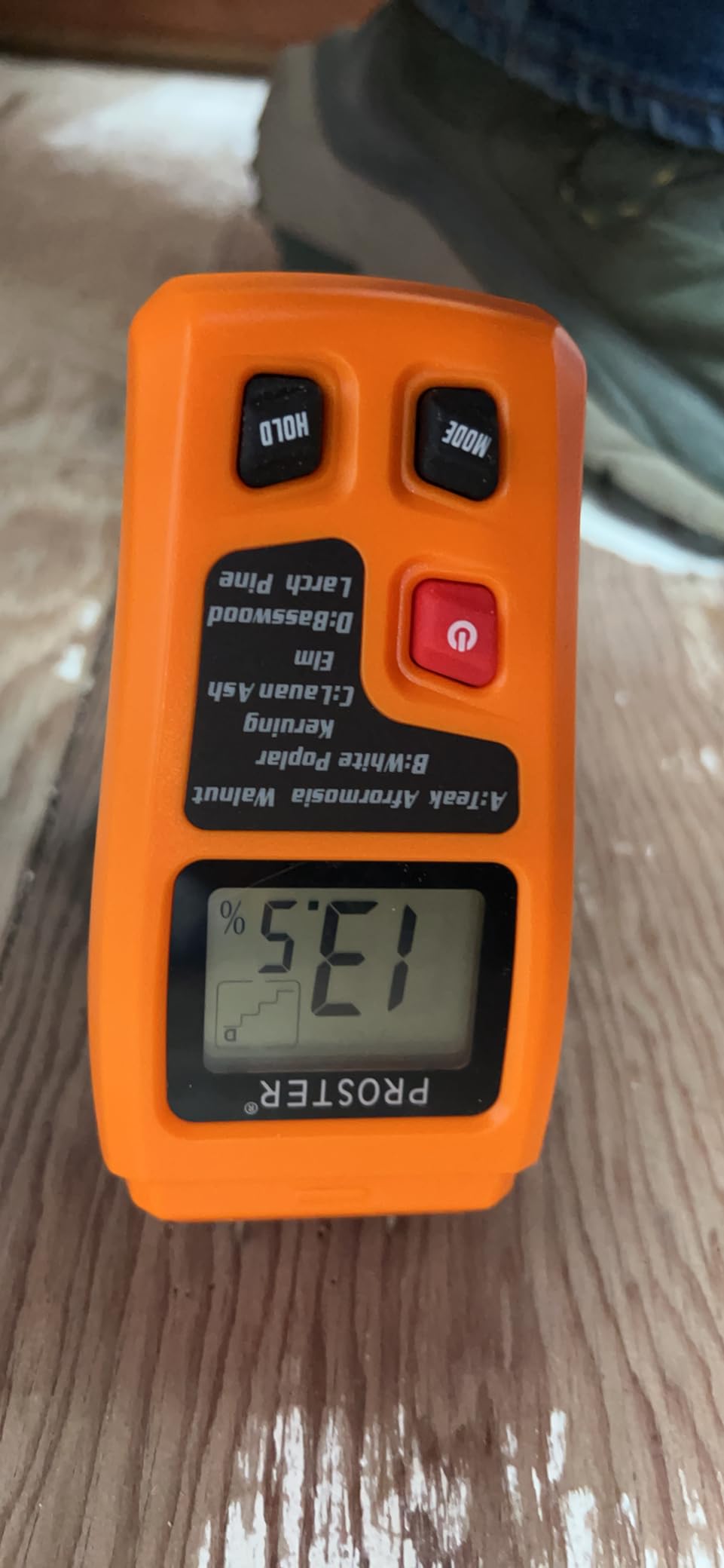 Proster Wood Moisture Meter 4 Modes 0-99.9% for Wood/Paper/Firewood customer photo 1