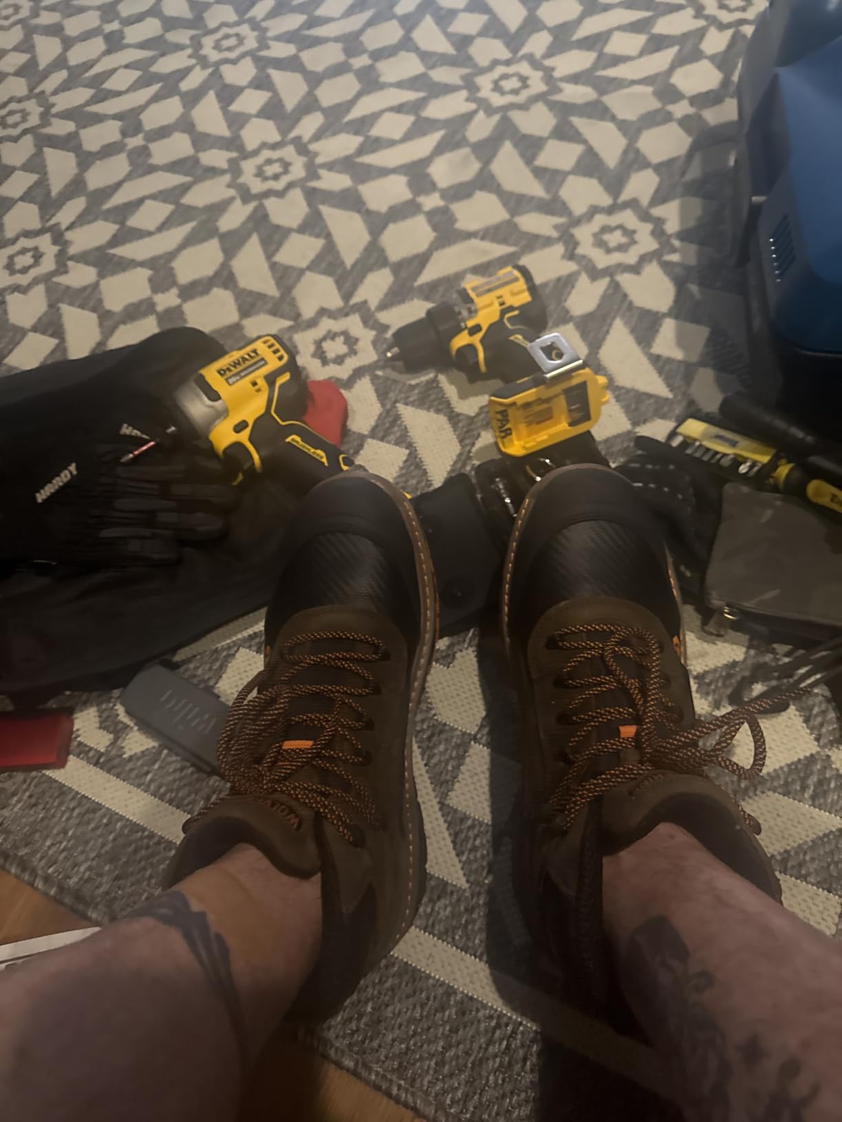 Wolverine Men's Overpass Composite Toe Waterproof Work Boots customer photo 2
