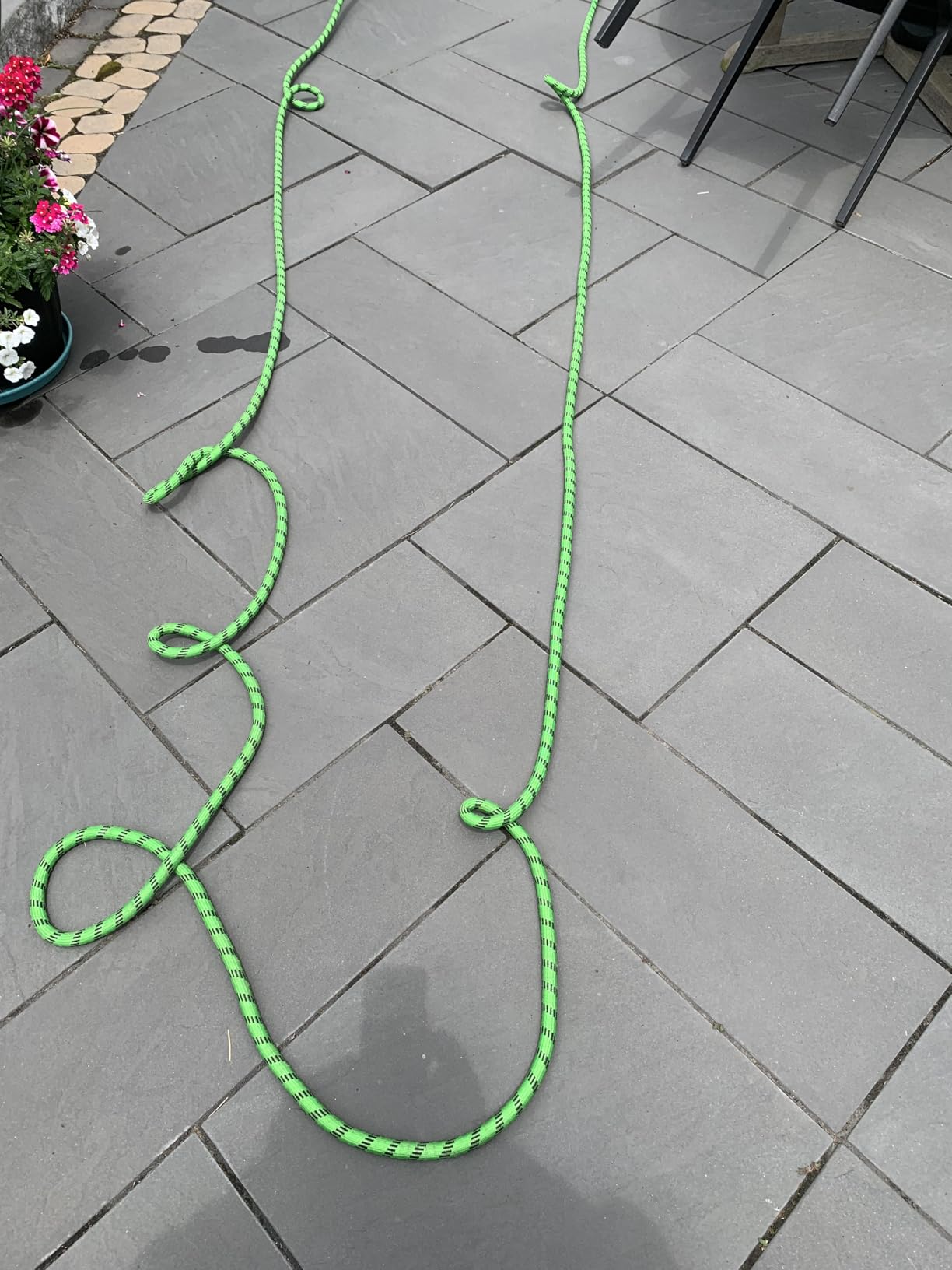 J&B XpandaHose 75ft Expandable Garden Hose, Lightweight, Brass Connectors | Ultra Strong 3750D fabric, 4-layer latex core, expands 3X, kink & leak-resistant, 10-pattern nozzle, storage bag customer photo 2