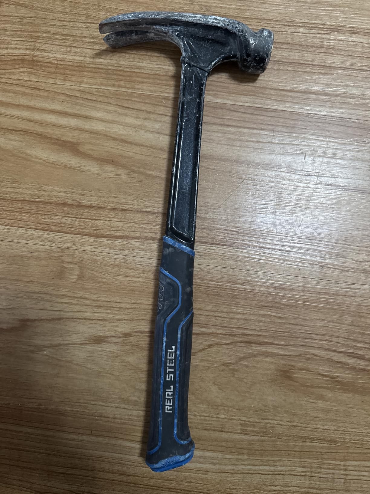 Real Steel 21 Oz One Piece Forged Milled Face Framing Hammer with Rip Claw 0517, Black customer photo 2