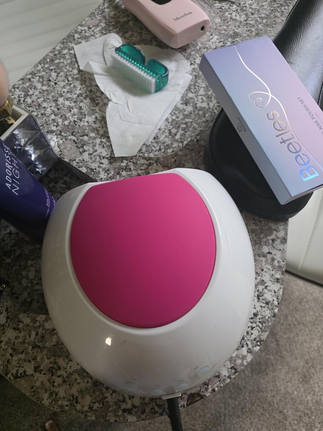 SUNUV UV Light for Gel Nail, Professional UV LED Nail Lamp SUN2C Rose customer photo 2
