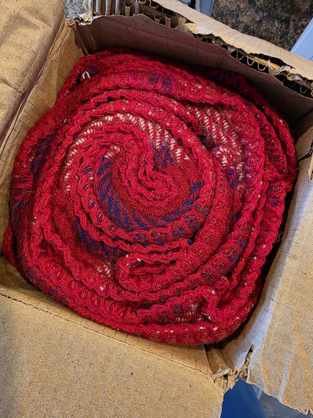Woolly Mammoth Merino Wool Blanket, Washable Outdoor Throw Blanket, 66