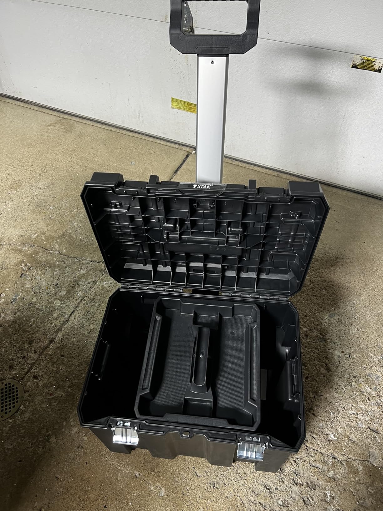 DEWALT Tool Box with Wheels Modular, Large Rolling Tool Box With Telescopic Handle, Portable Carrier Deep Stackable TSTAK Storage (DWST17820) customer photo 2