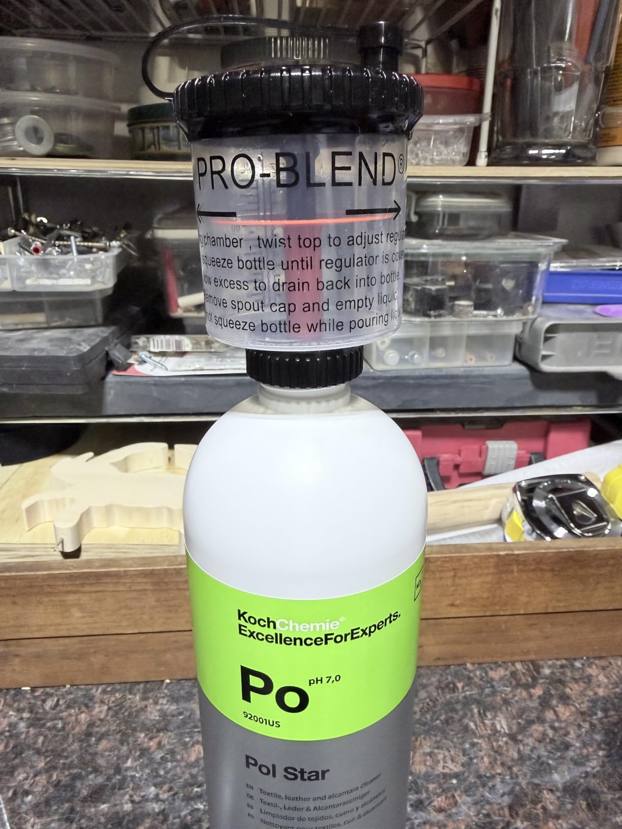 Chemical Mixing Dispenser, Bottles customer photo 1