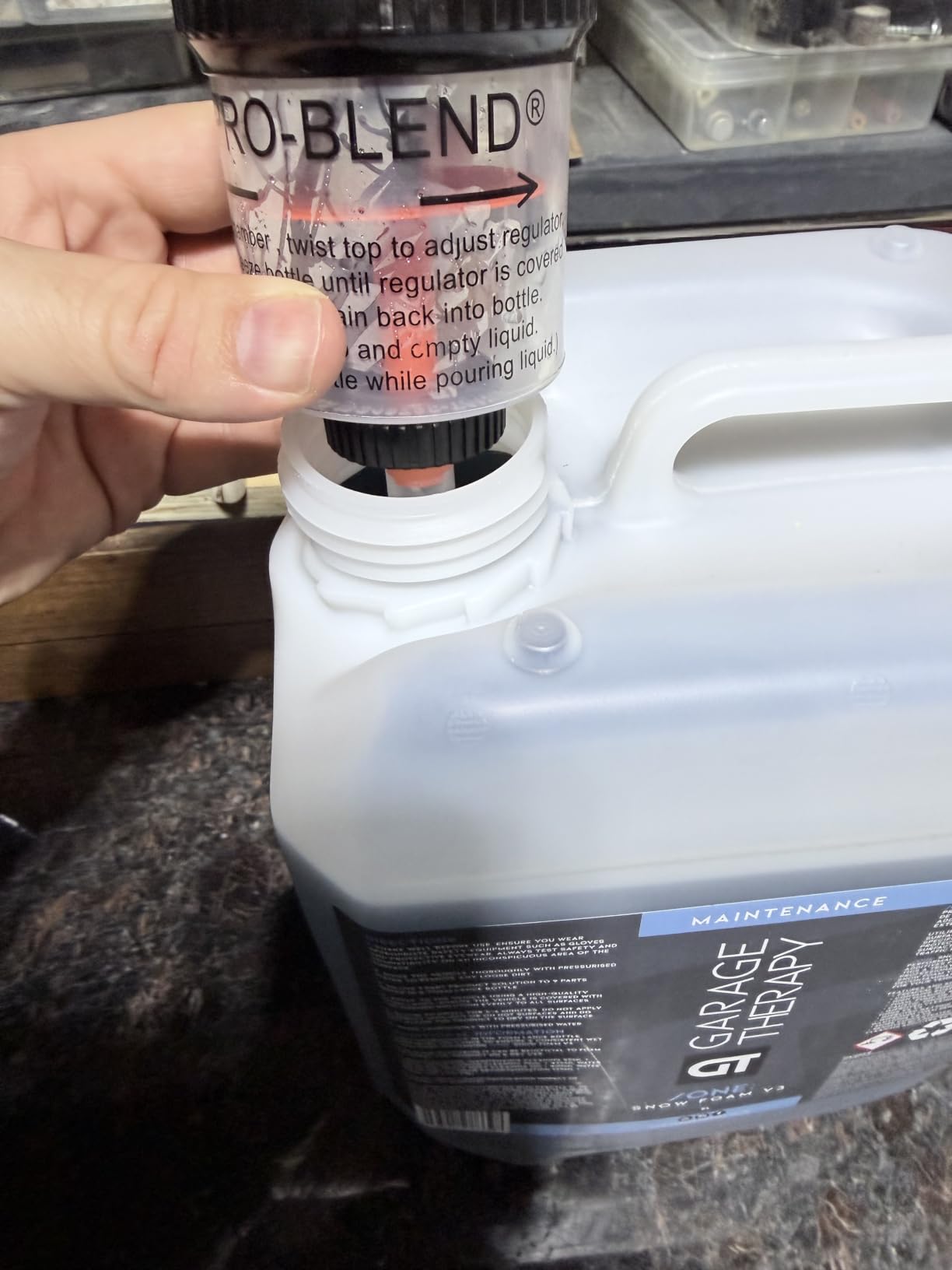 Chemical Mixing Dispenser, Bottles customer photo 2