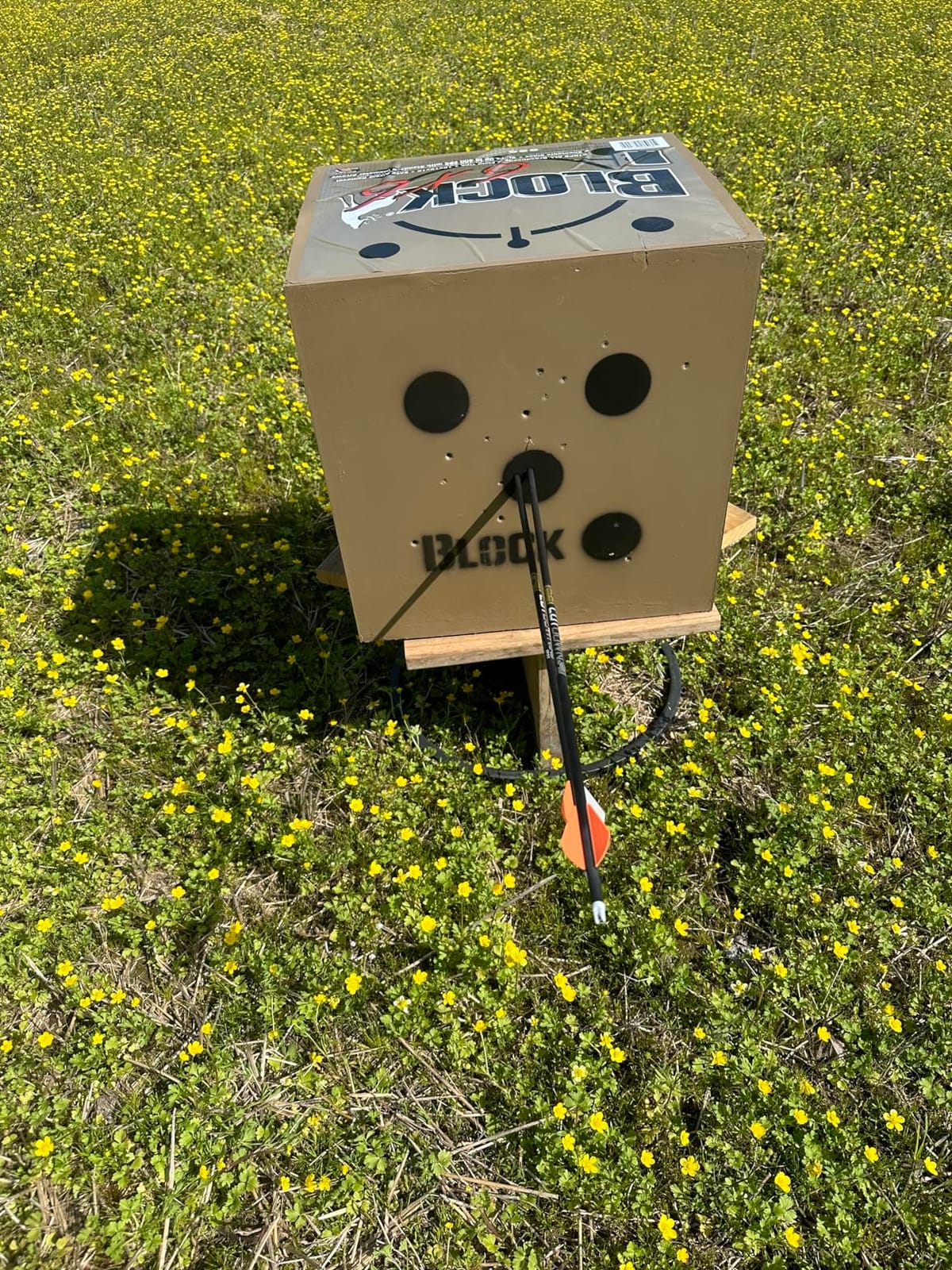 Block 6x6 Poly Fusion Archery Target 6-Sided, 18x18x16, Polyfusion Technology, Black customer photo 2