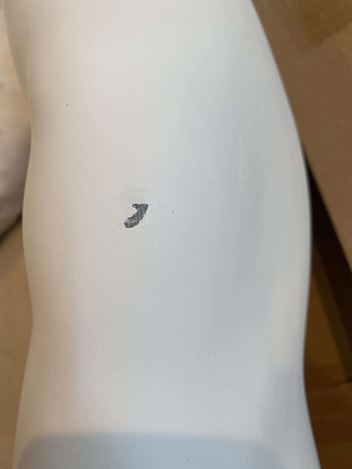Mondo Mannequins Amber Plus Size Female Mannequin, Full Body Retail Display Form, Matte White customer photo 2
