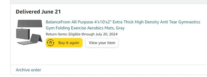 BalanceFrom 10x4 Feet 4-Panel Folding Gymnastics Mat – 2-Inch Thick Pad with Vinyl Surface and Carrying Handles for Tumbling, Yoga, Pilates, Home Workouts, and Martial Arts customer photo 1
