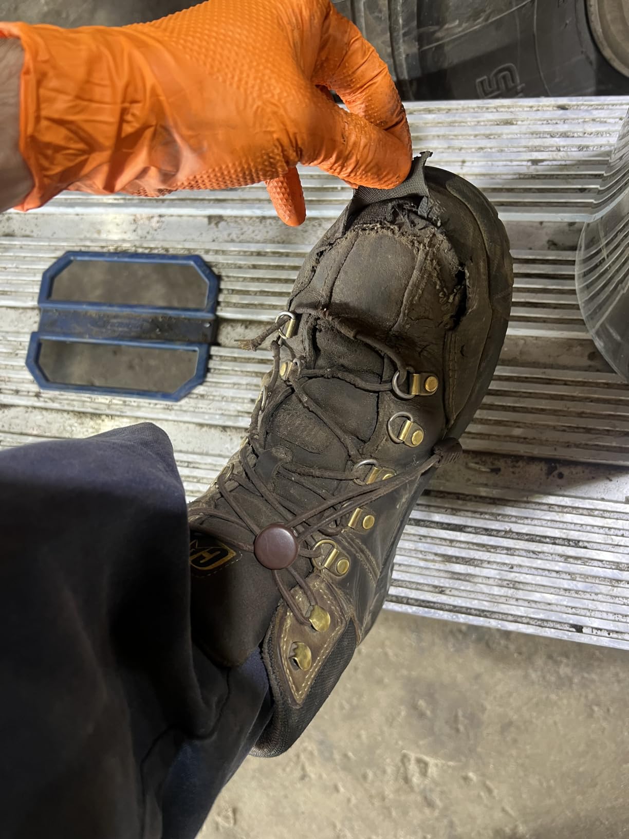 CAT Men's Threshold Waterproof Steel Toe Work Boot customer photo 2