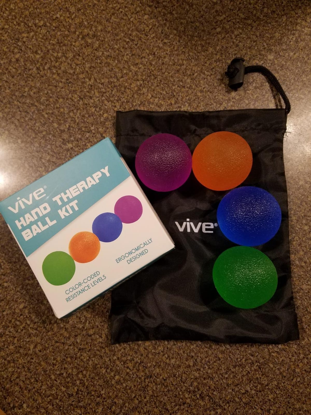 Vive Stress Balls for Hand Therapy, Exercise, Arthritis | Squeeze Grip Strengthener Occupational Equipment for Finger, Wrist, Carpal Tunnel customer photo 1