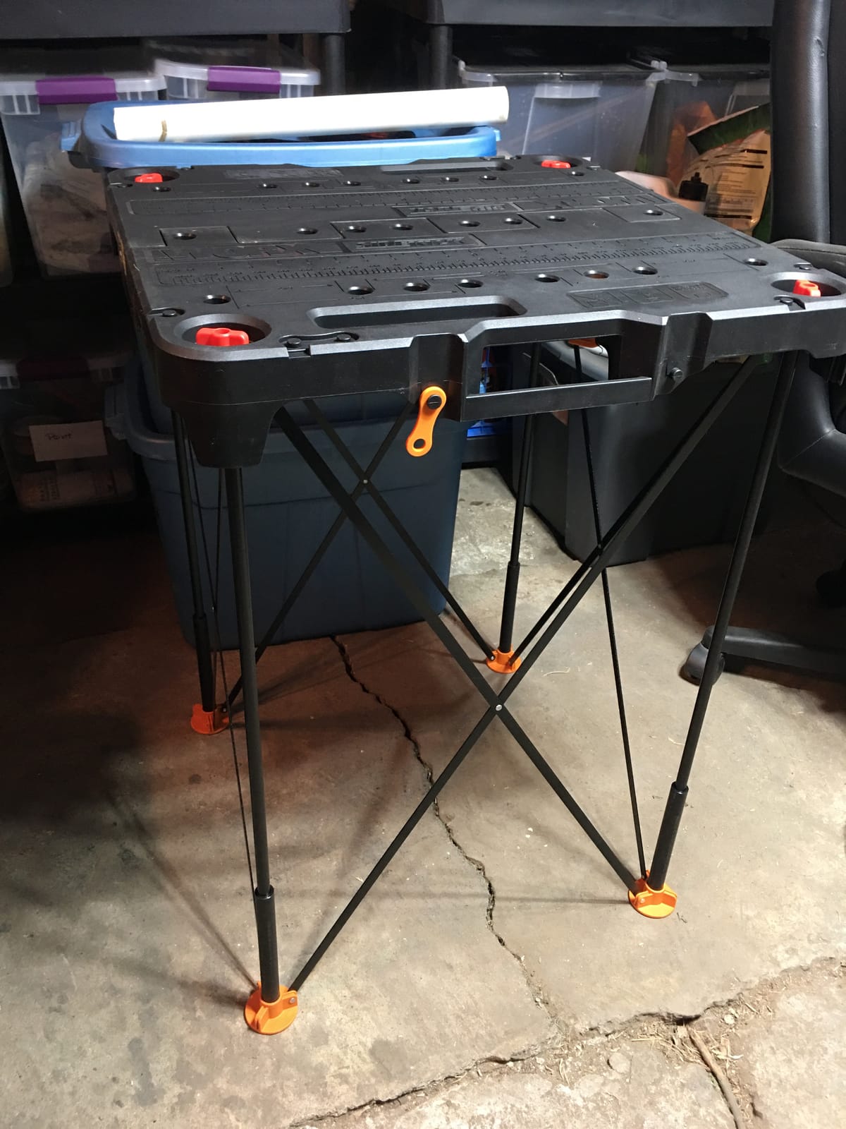 WORX Sidekick Portable Folding All-in-one Work Bench, WX066 customer photo 2
