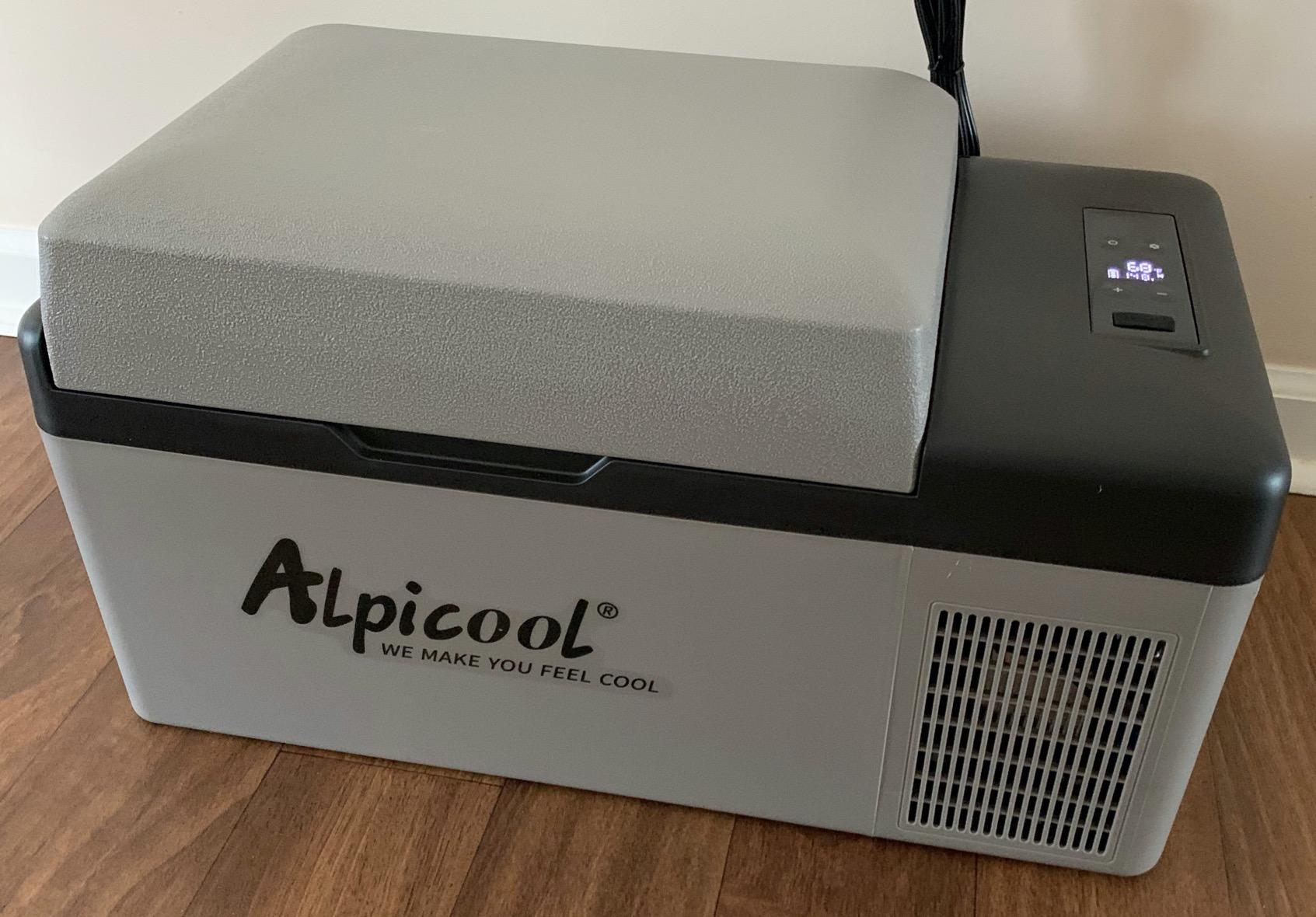Alpicool C15 Portable Car Freezer, 12 Volt Refrigerator, 16 Quart (15 Liter) Fast Cooling 12V Car Fridge -4℉~68℉, Car Cooler, 12/24V DC and 100-240V AC for Outdoor, Camping, RV, Truck, Boat customer photo 1