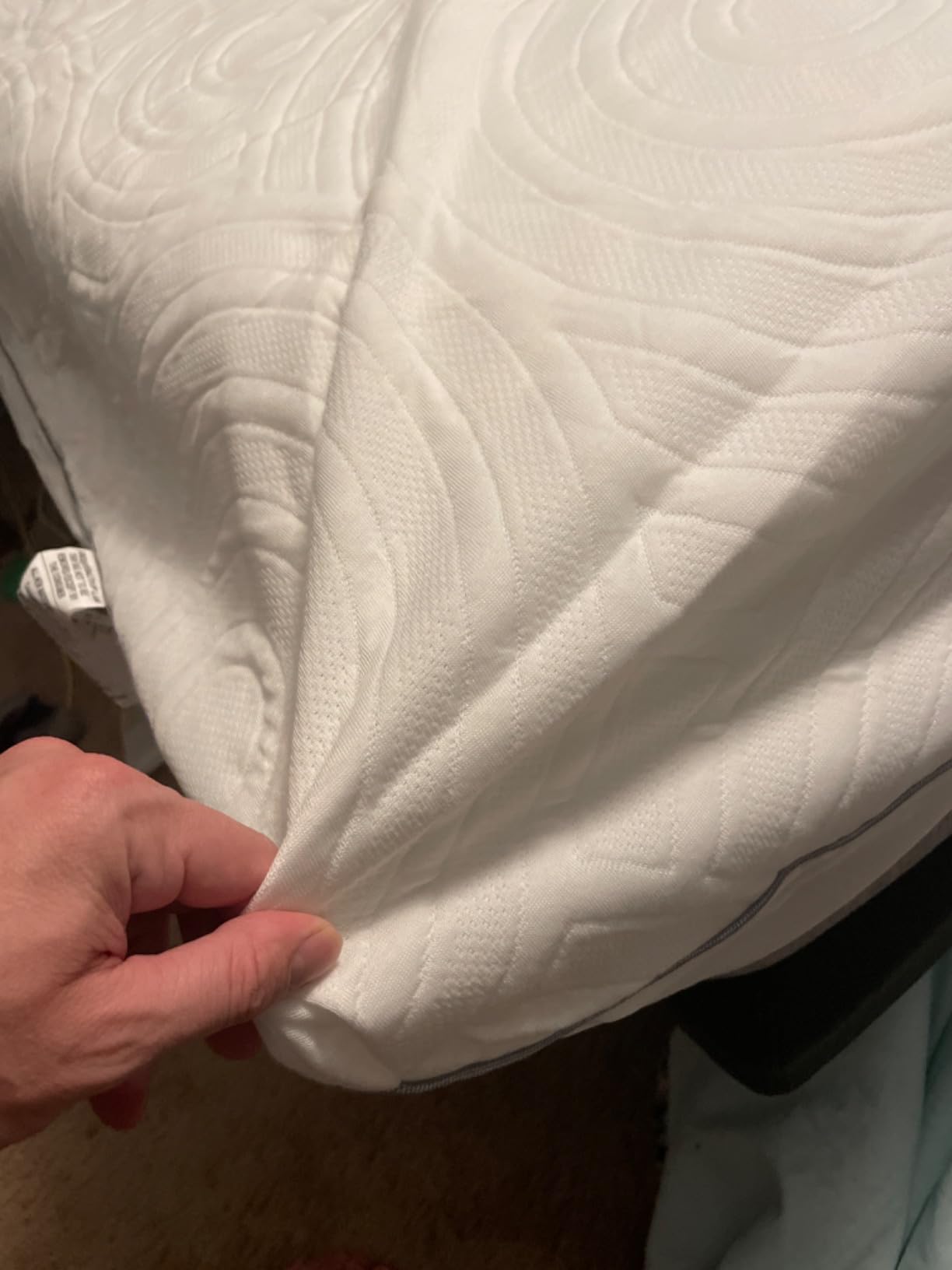 Tempur-Pedic TEMPUR-Protect Waterproof Mattress Protector, King, White customer photo 2