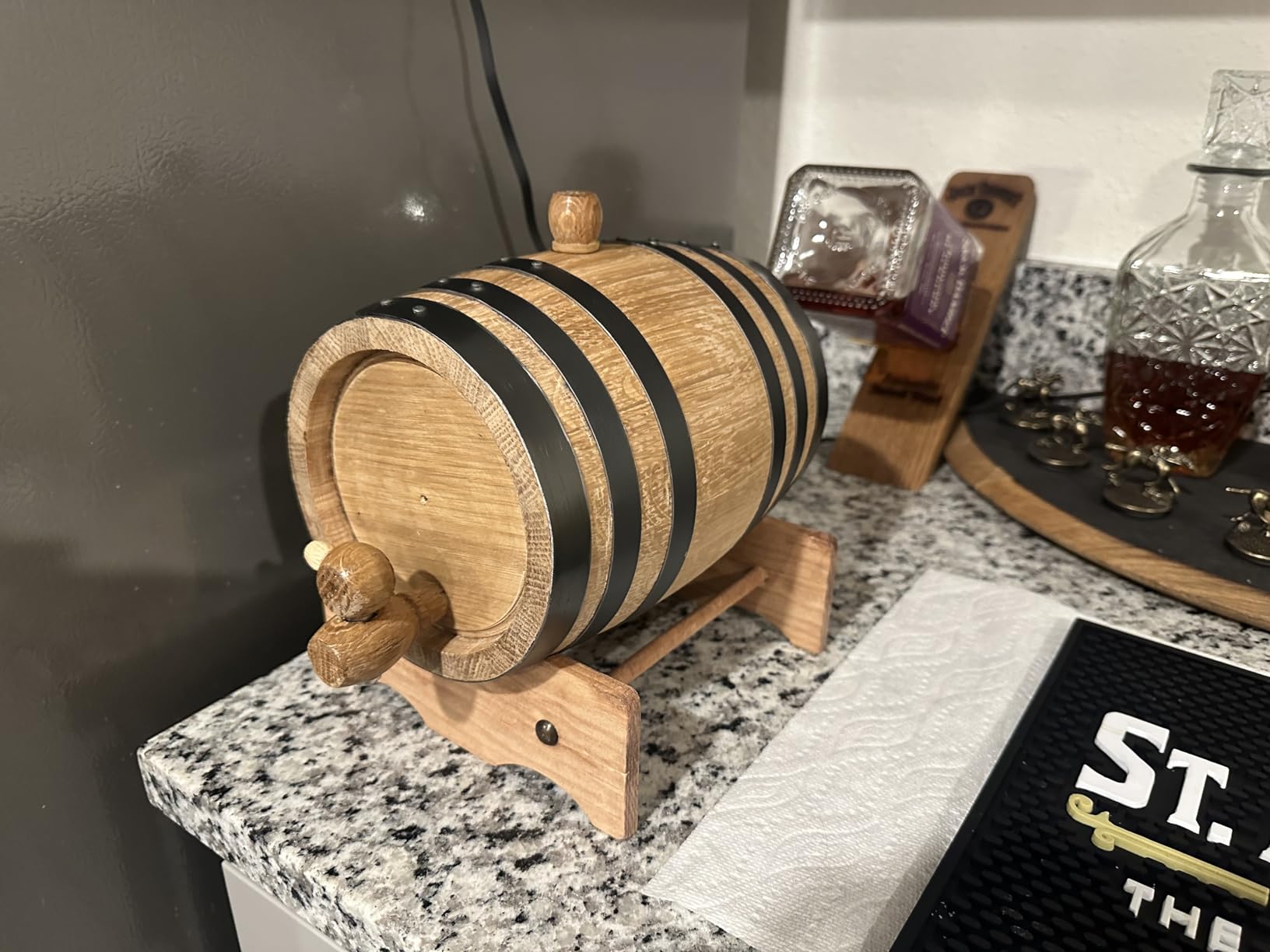 Red Head Barrels 3L Distillery Grade Charred Oak Aging Barrel for Whiskey, Rum & Wine customer photo 2