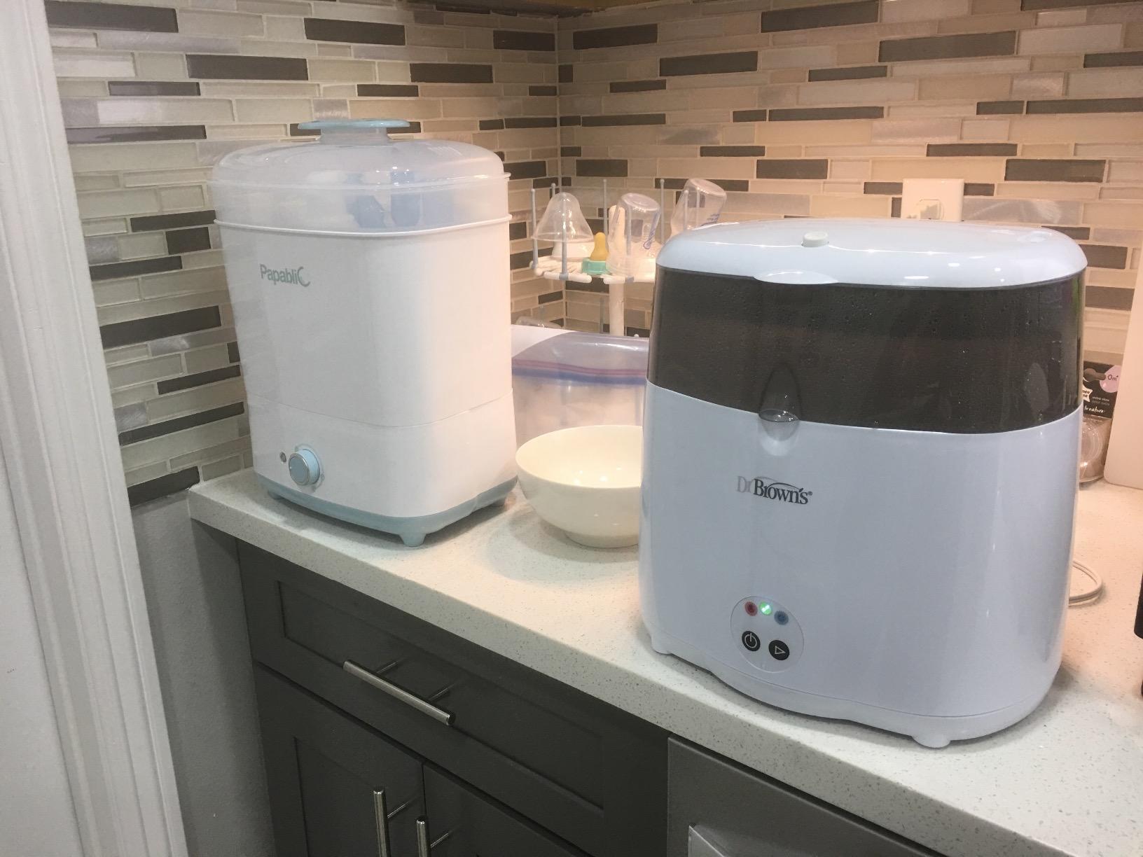 Papablic Baby Bottle Sterilizer and Dryer Pro, 10 Bottles Large Capacity customer photo 2
