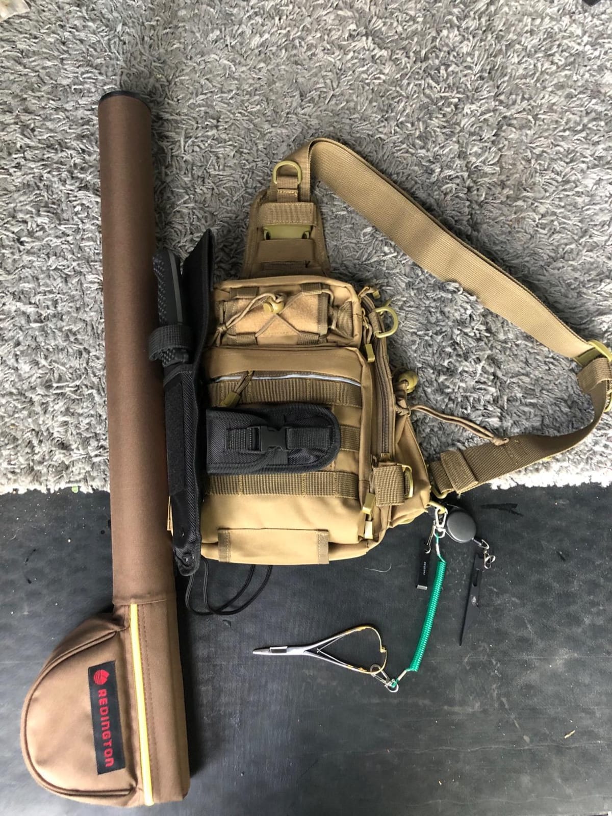 Piscifun Fishing Backpack Tackle Bag, MOLLE & 2 Rod Holders, Multi Storage customer photo 1