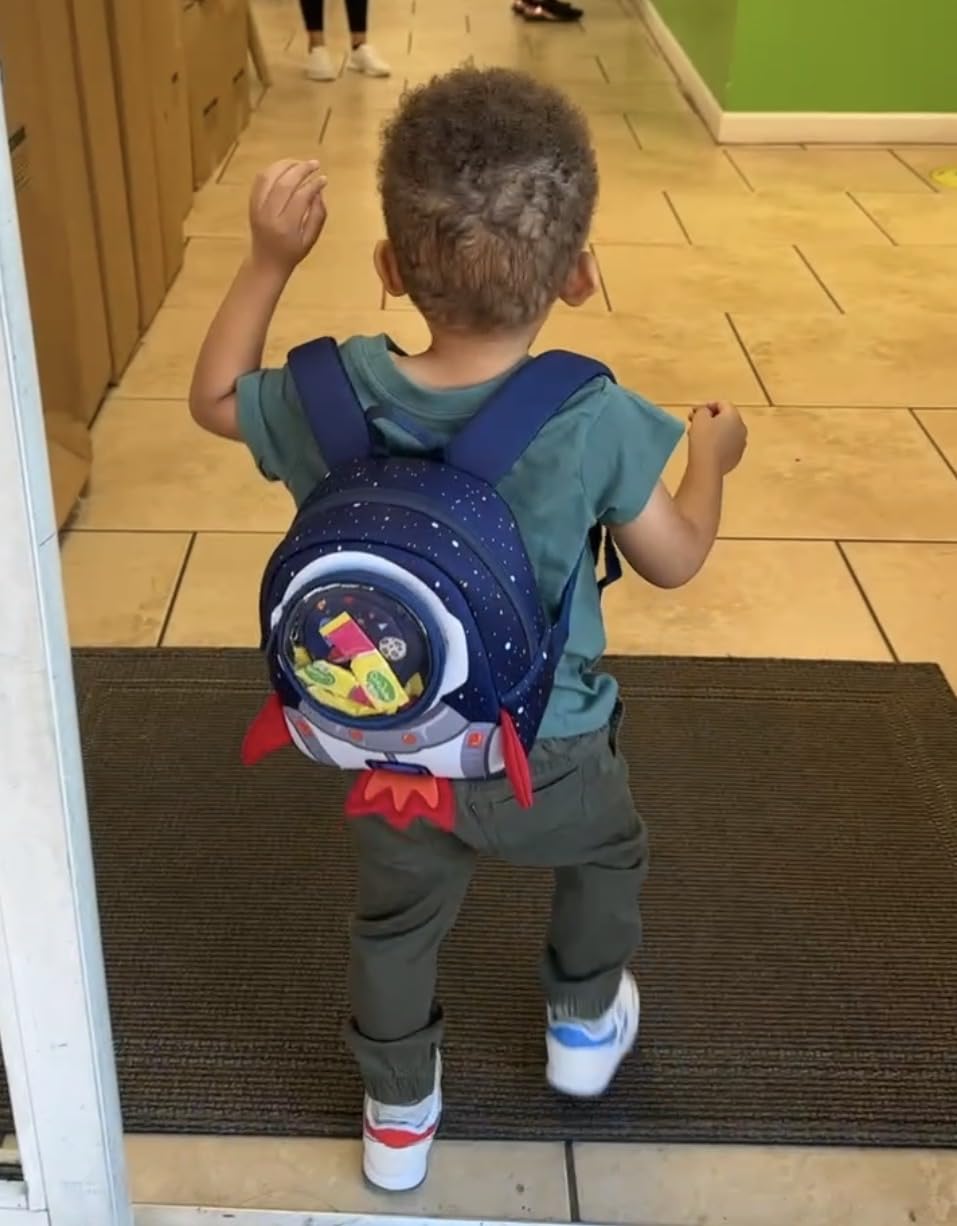 Toddler Rocket Backpack with Safety Harness Leash for Ages 1-3 customer photo 1