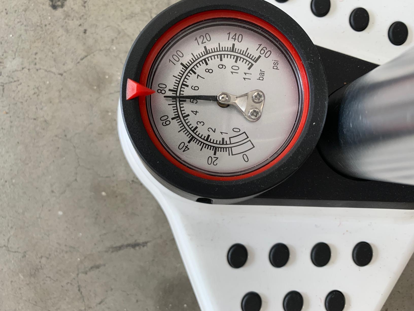 BIKETUBE Air Handler Bike Floor Pump with Industrial Gauge customer photo 2