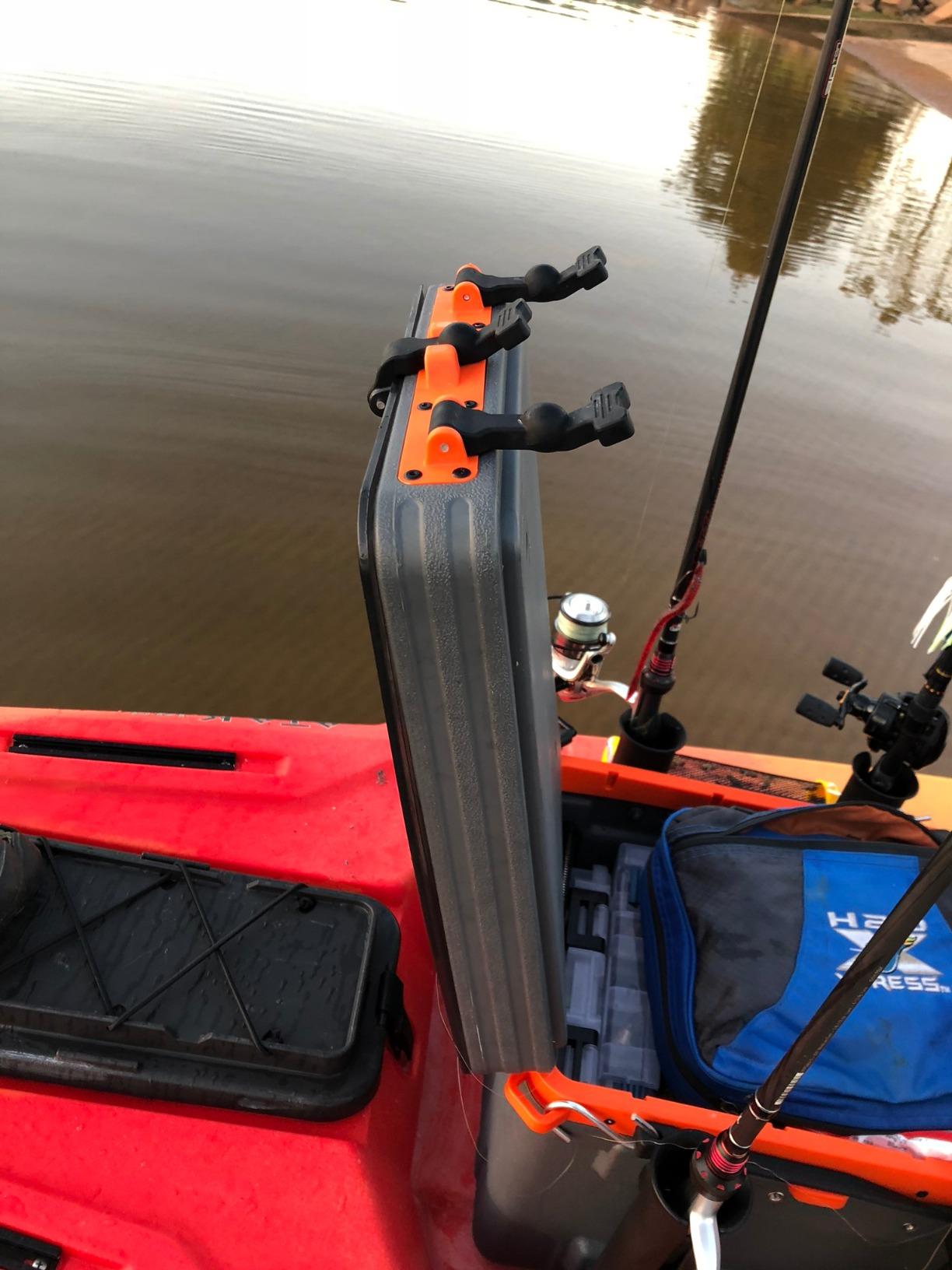 Wilderness Systems Kayak Crate - 4 Rod Holders - Kayak and Boat Tackle Storage - Fits Anglet Boats customer photo 1