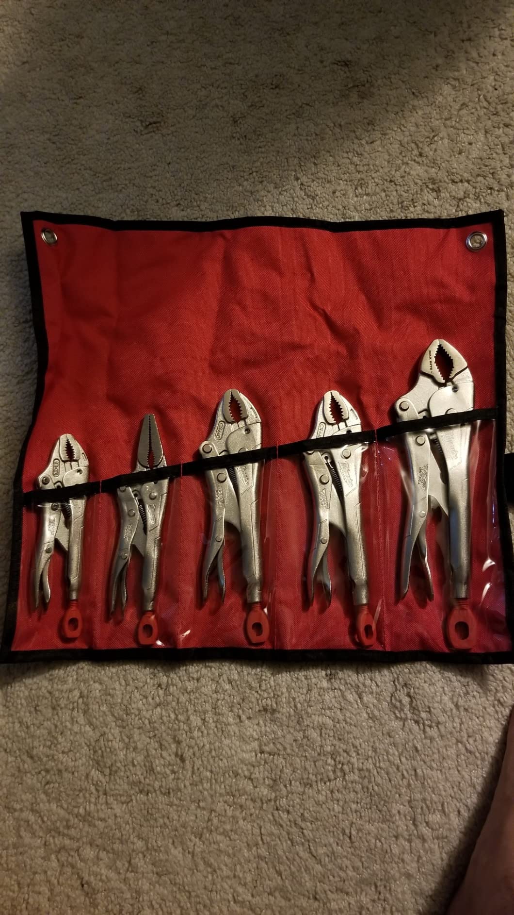Milwaukee 5-Pc. Torque Lock Locking Pliers Set, Model Number 48-22-3695 customer photo 1