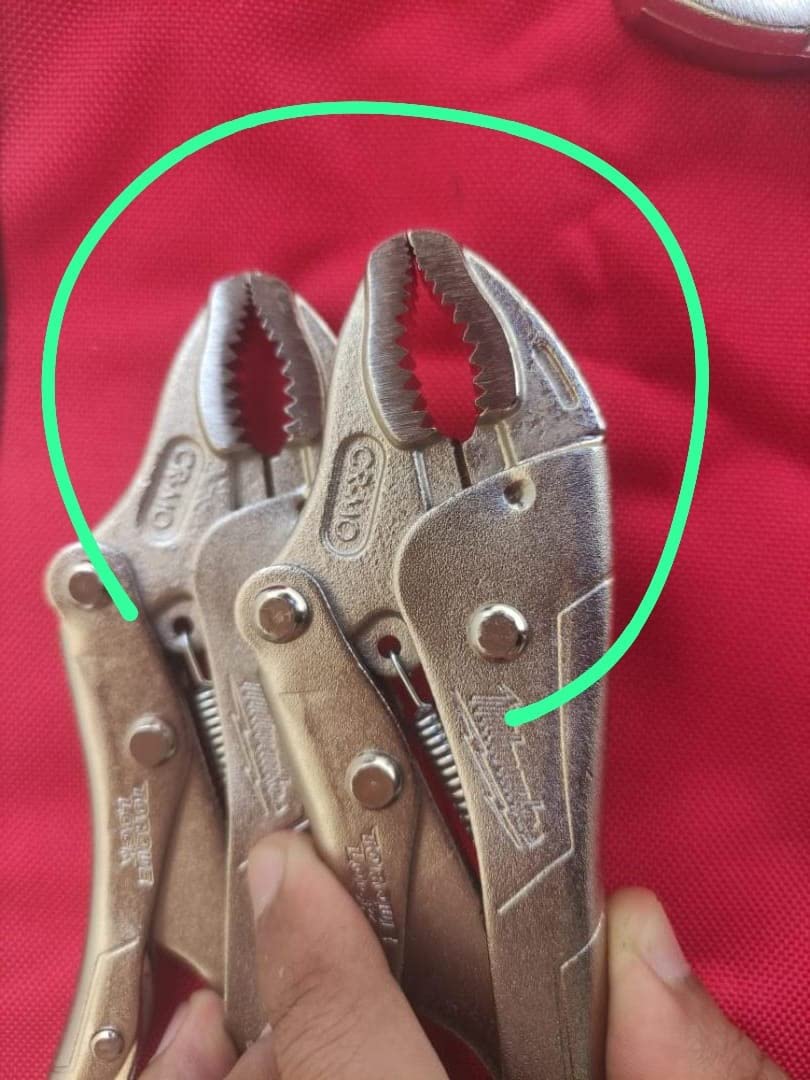 Milwaukee 5-Pc. Torque Lock Locking Pliers Set, Model Number 48-22-3695 customer photo 2