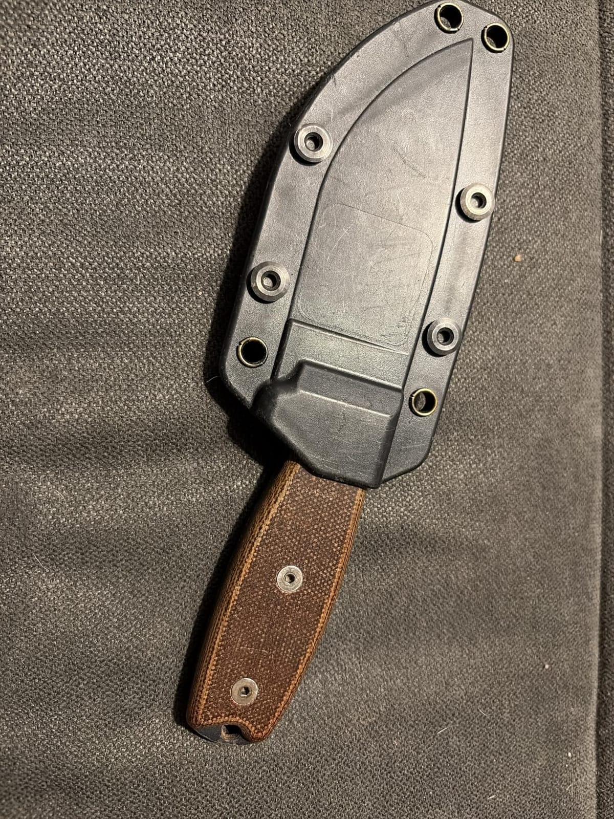 Ontario Knife Company 8665 Rat-3 Plain Edge with Black Nylon Sheath, Black/Tan, One Size customer photo 1