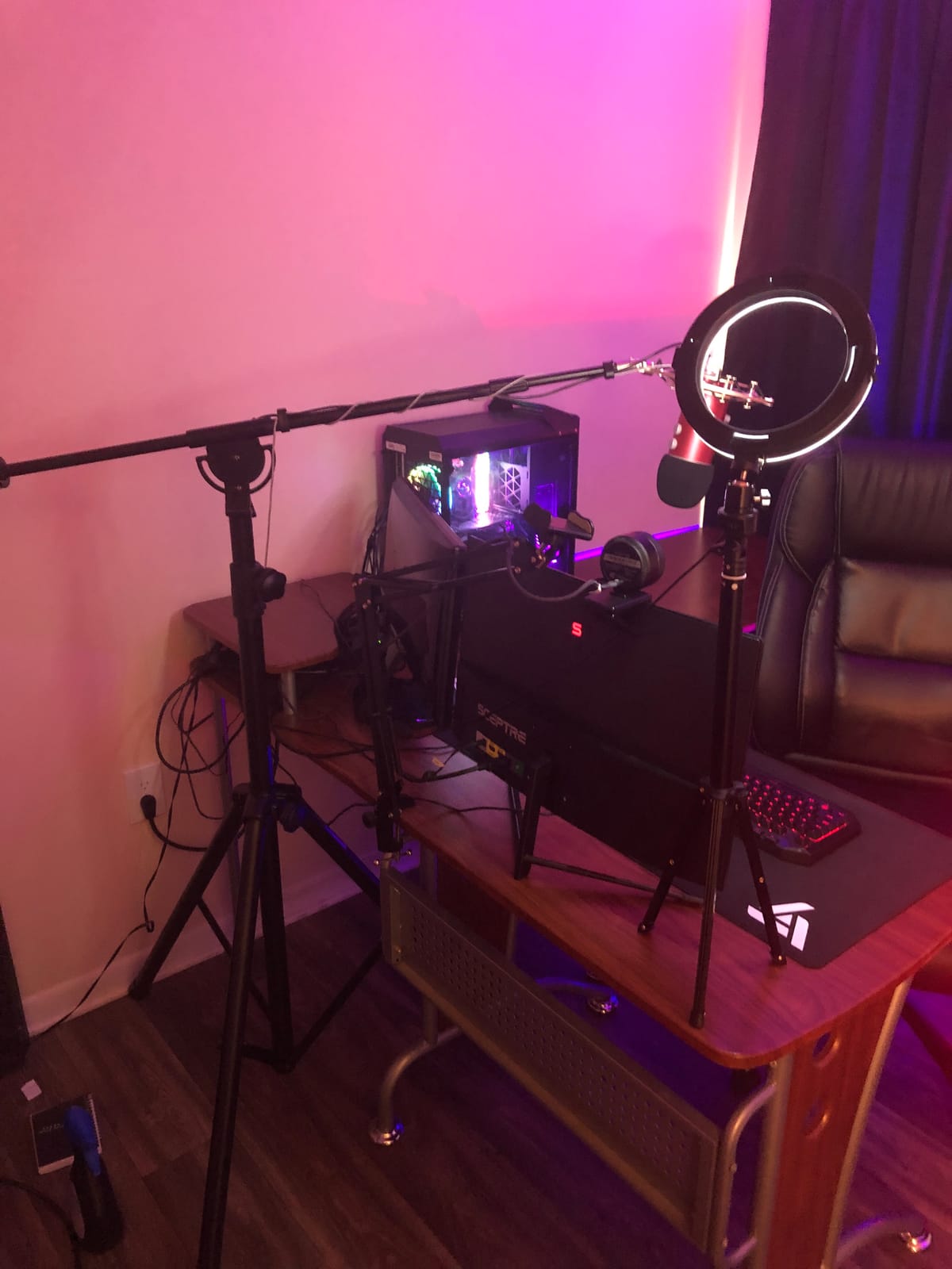 LyxPro SMT-1 Professional Microphone Stand Heavy Duty 93