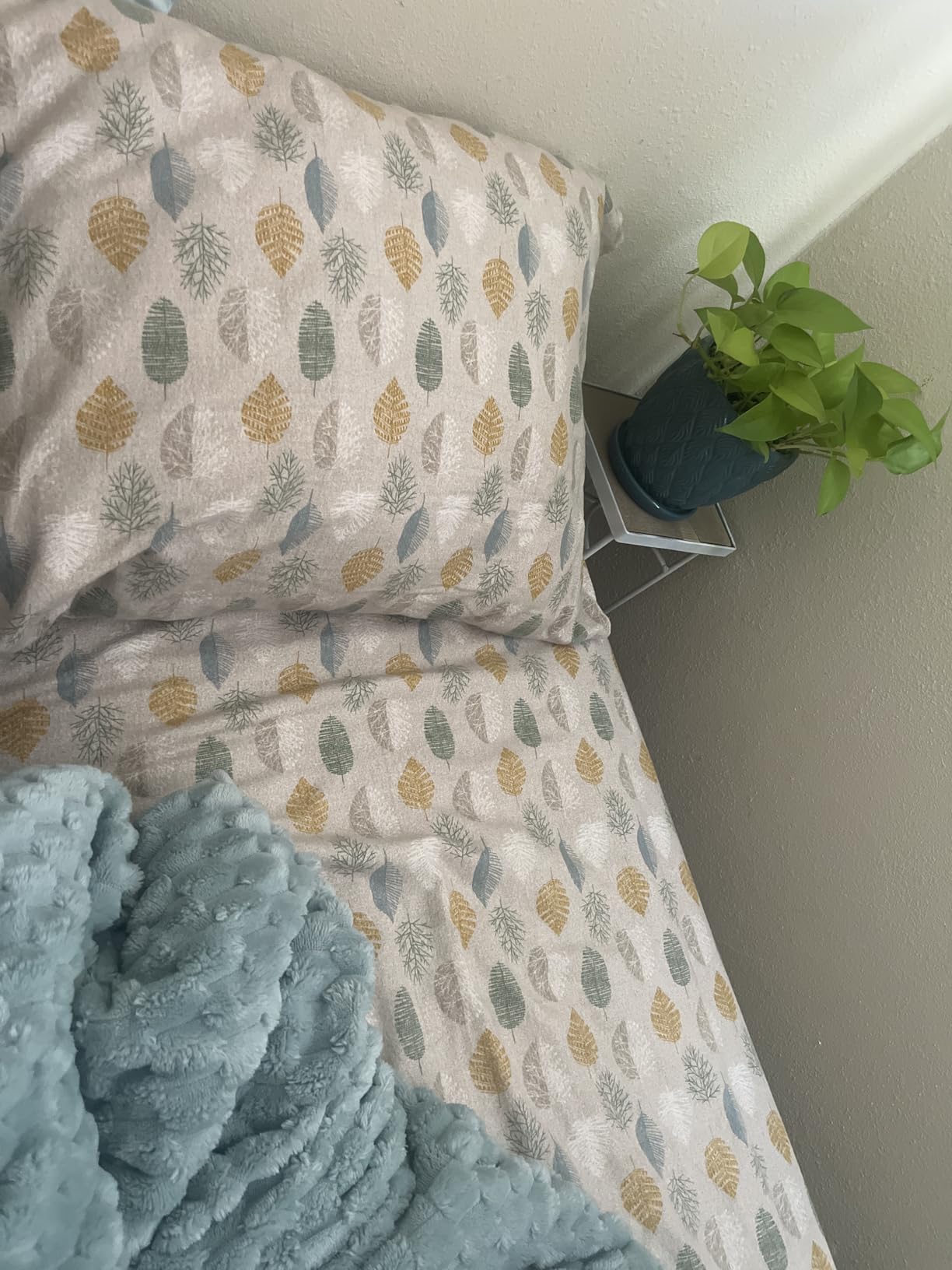 Sleep Philosophy Cozy Flannel Sheets 100% Cotton, Queen Sheet Set, 4 Piece customer photo 1