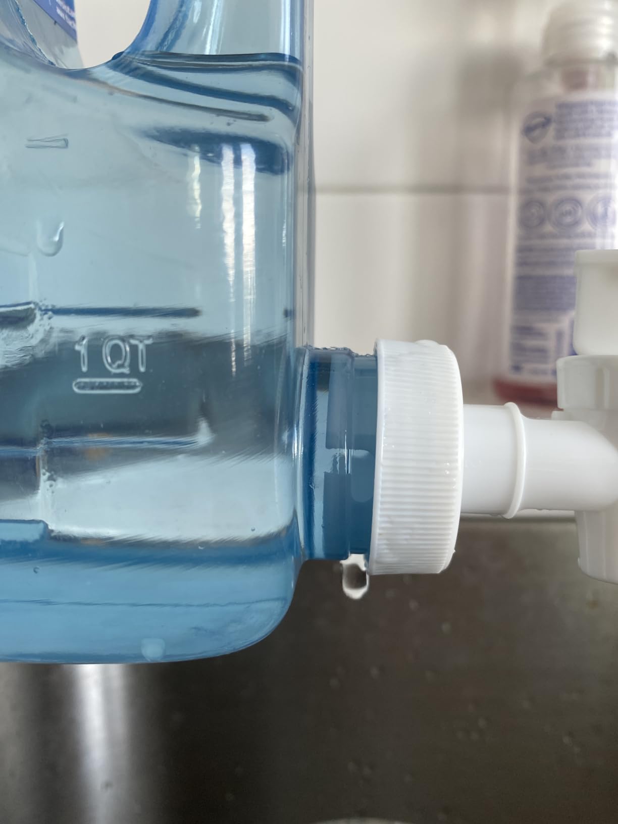 Arrow Oasis Drink Dispenser for Fridge, 2.5 Gallon - Plastic Beverage Dispenser with Spigot - Clear Space-Saving Design with Handle - Ideal for Water, Juice & Iced Tea - BPA Free - Made in USA customer photo 1