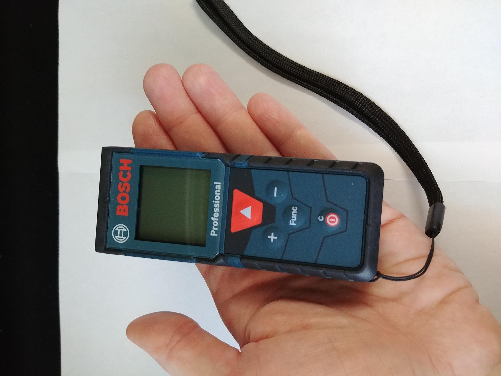 Bosch GLM165-40 Blaze Pro 165 Ft. Laser Measure, Laser Measuring Tool | Laser tape measuring tool with real-time measurement, backlit display, digital measurement customer photo 1